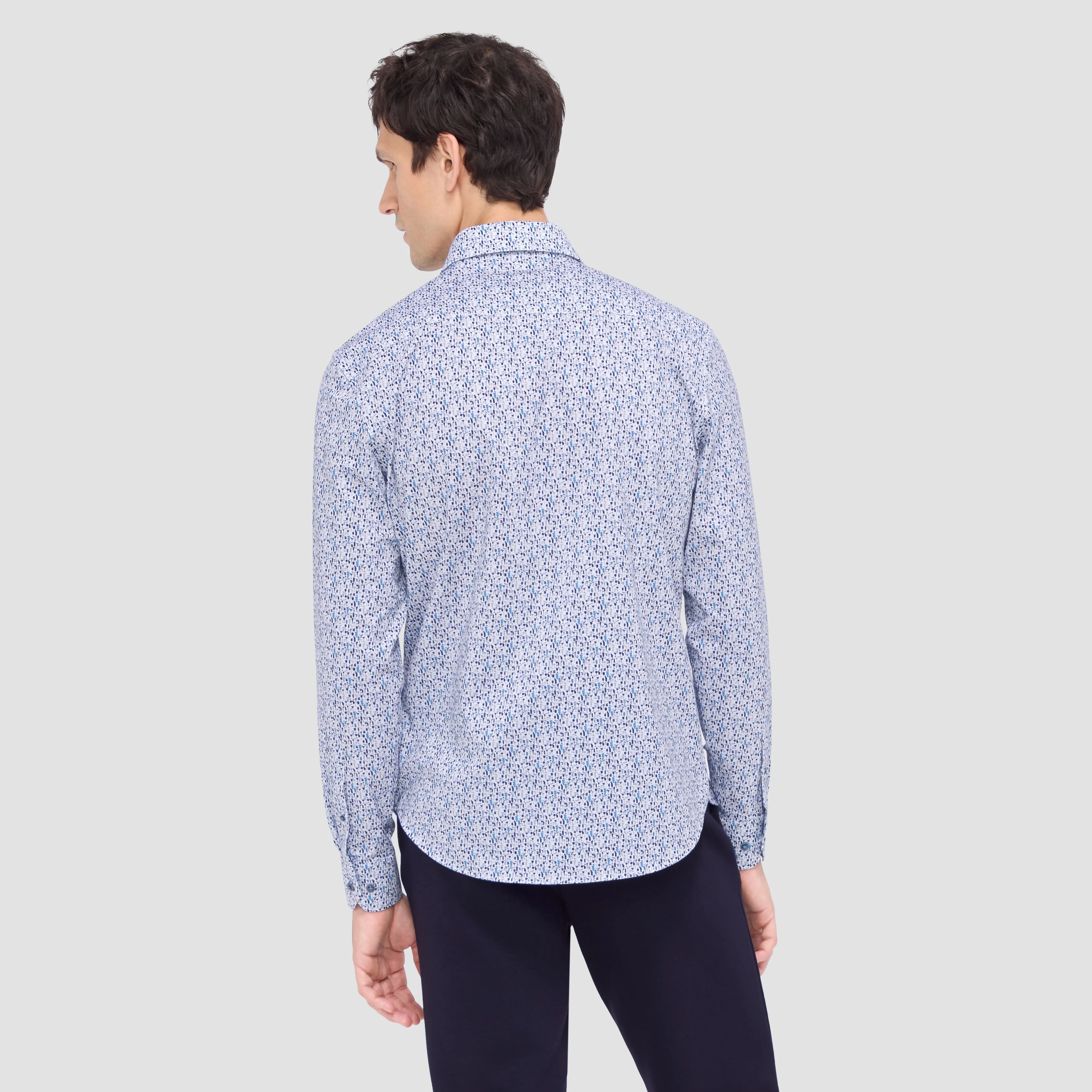 James Cocktail Print OoohCotton Shirt sold by Bugatchi product image thumbnail 4