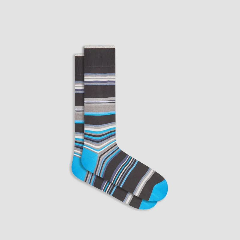 Striped Mid-Calf Socks sold by Bugatchi