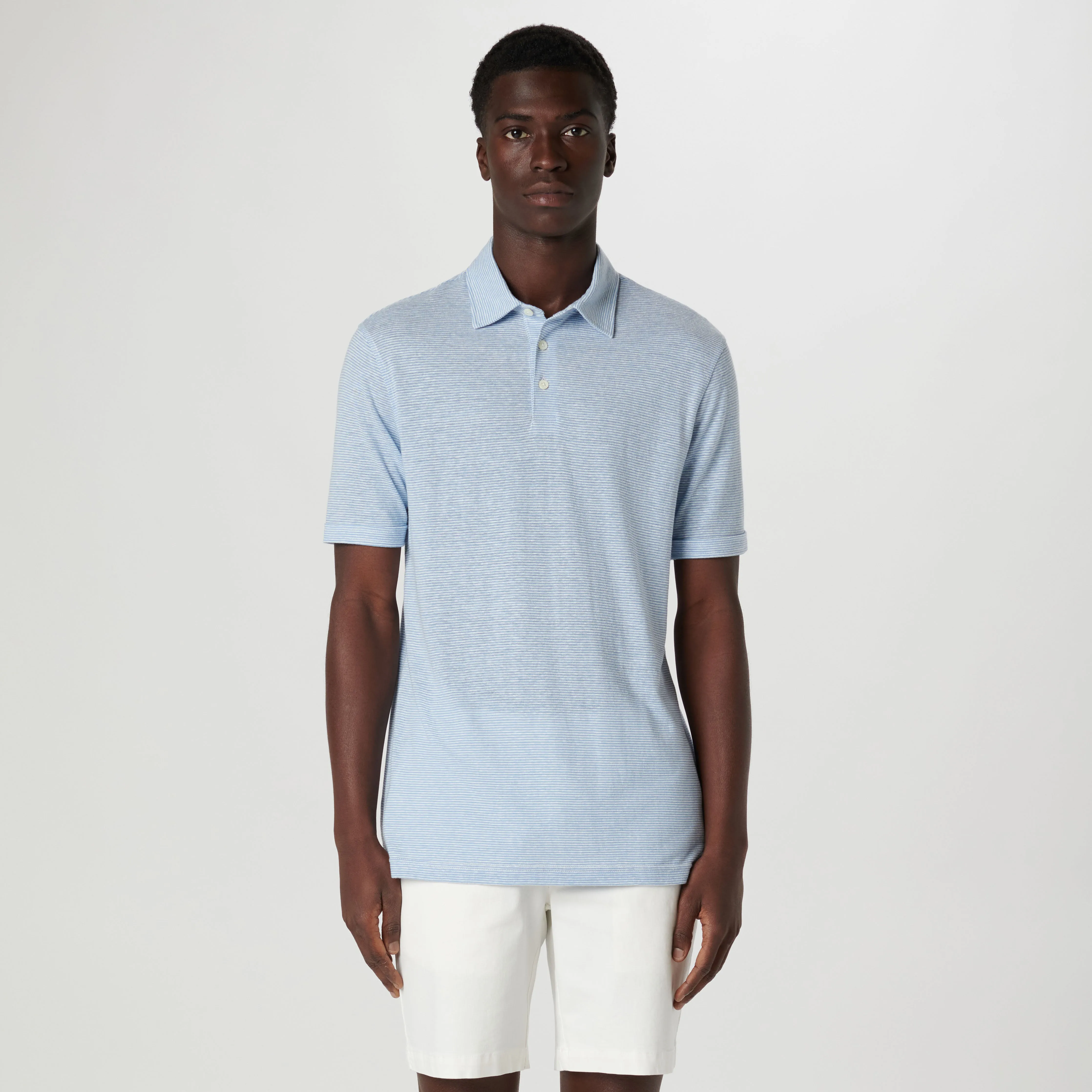 Striped Polo sold by Bugatchi product image thumbnail 2