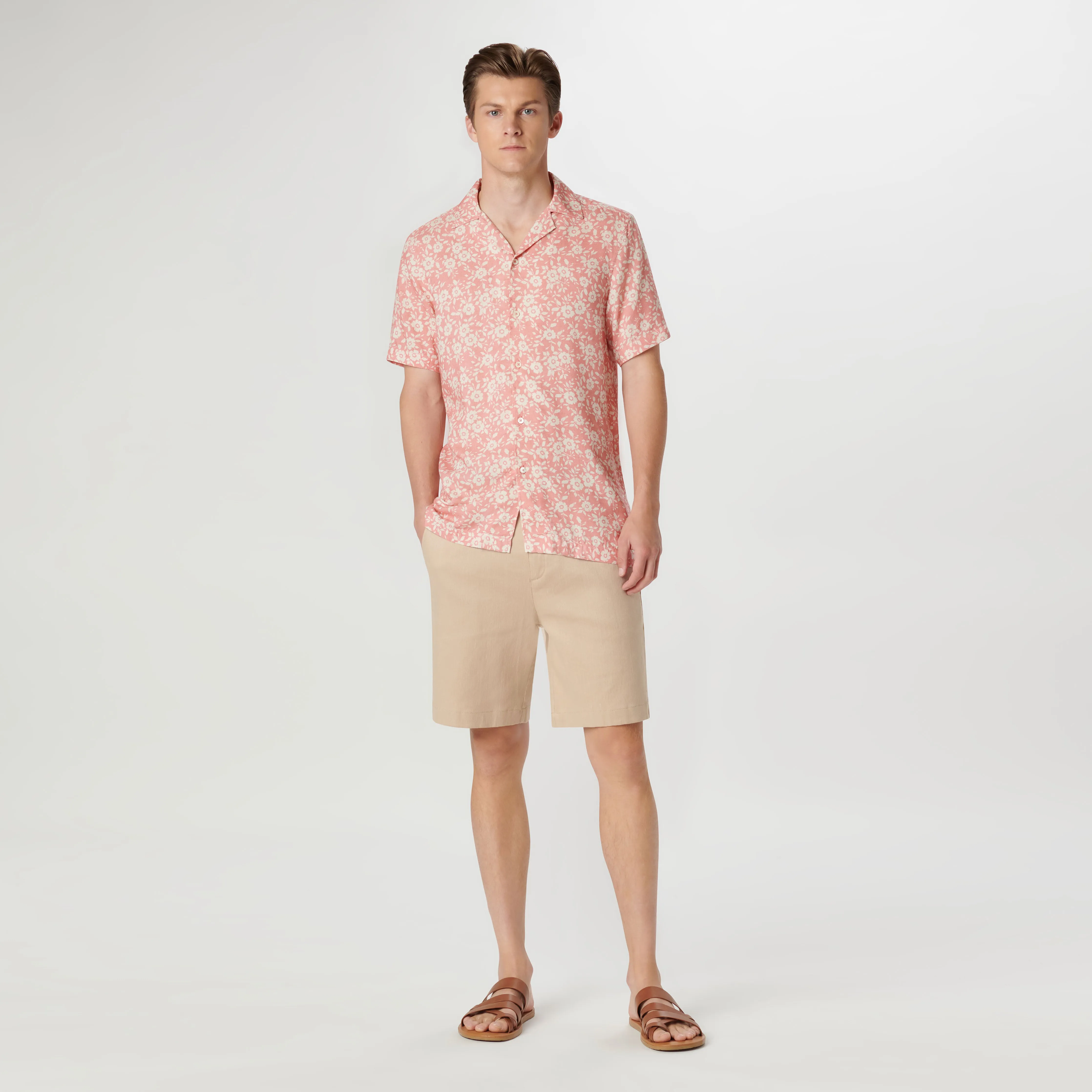 Jackson Floral Short Sleeve Shirt sold by Bugatchi product image thumbnail 5