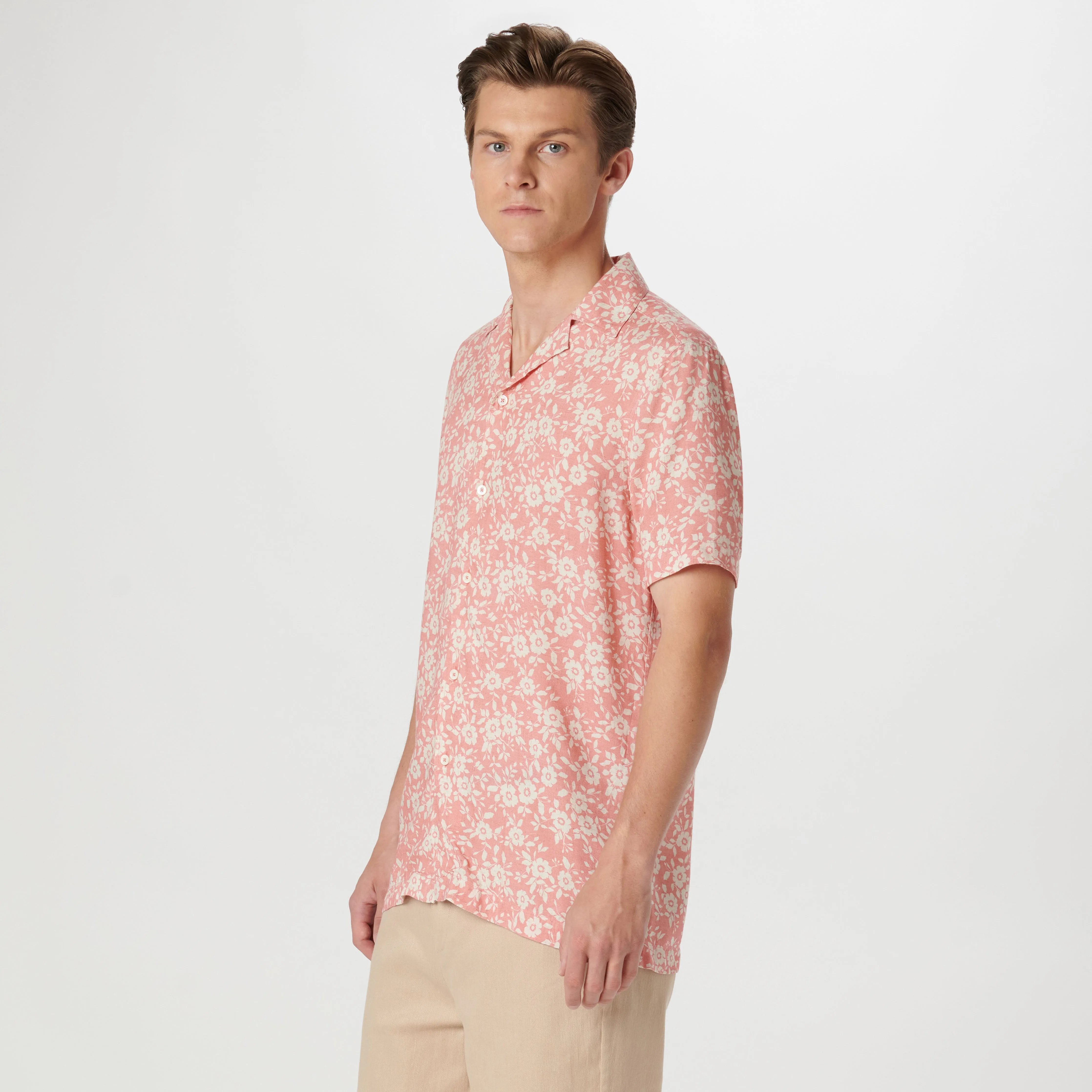 Jackson Floral Short Sleeve Shirt sold by Bugatchi product image thumbnail 3
