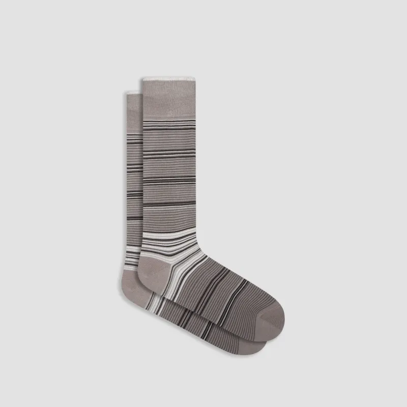 Striped Mid-Calf Socks sold by Bugatchi