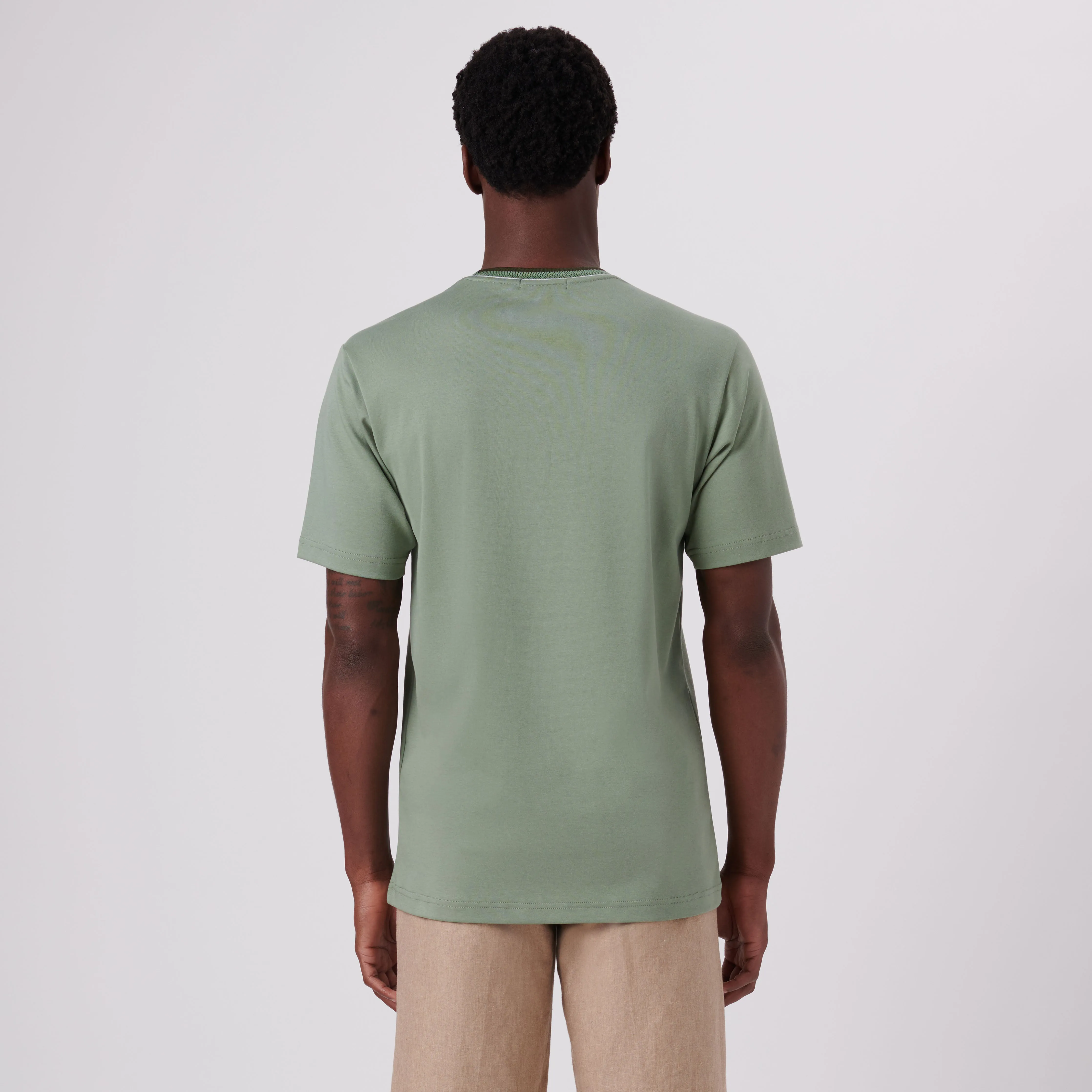 Crew Neck T-Shirt sold by Bugatchi product image thumbnail 4
