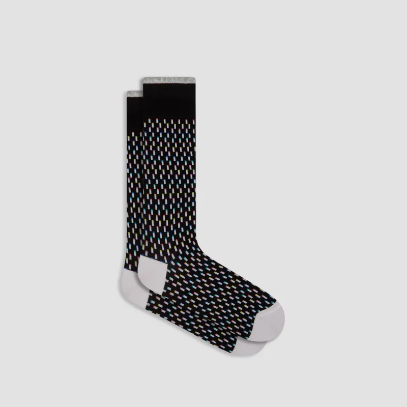 Geometric Mid-Calf Socks sold by Bugatchi