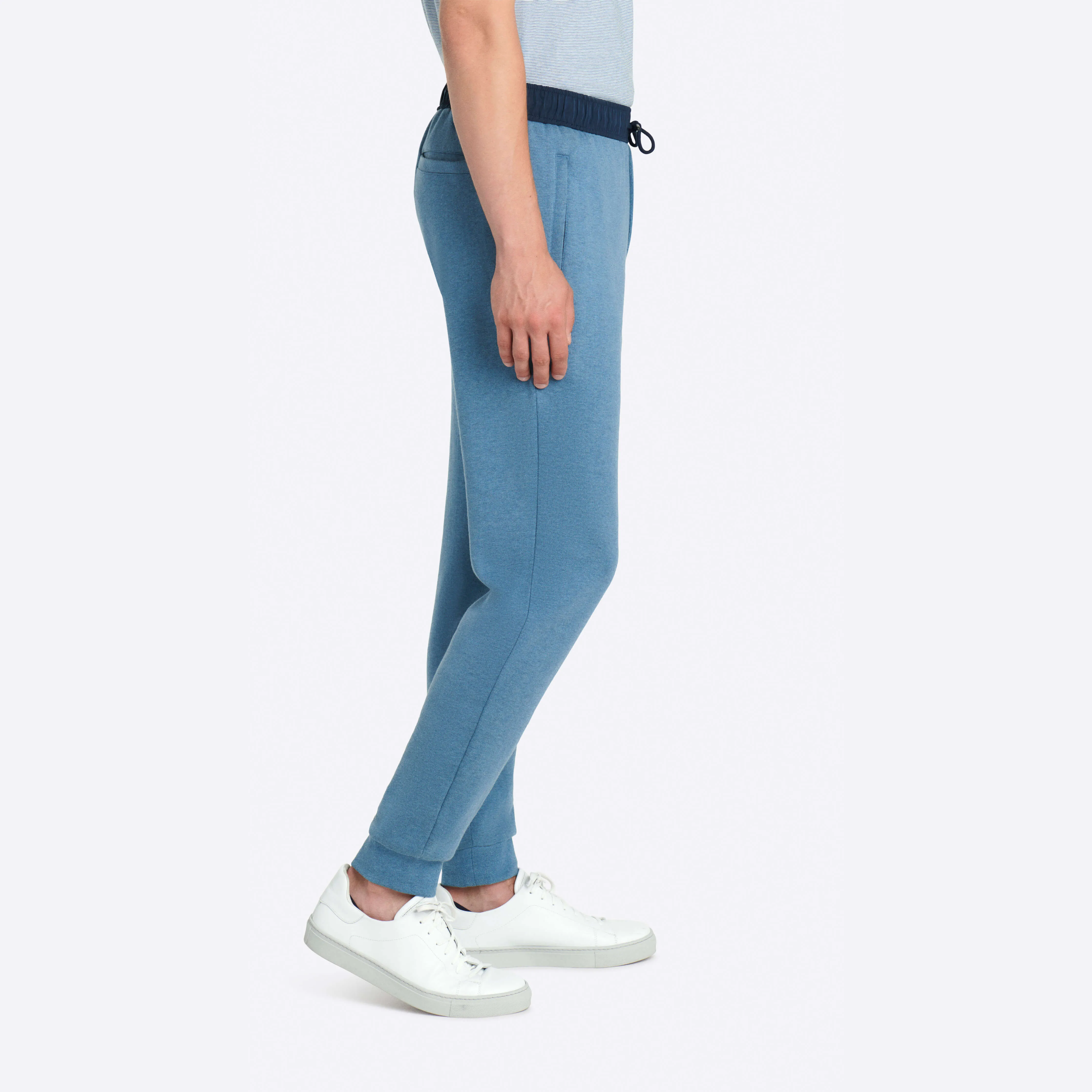 Comfort Solid Heather Drawstring Pant sold by Bugatchi product image thumbnail 3