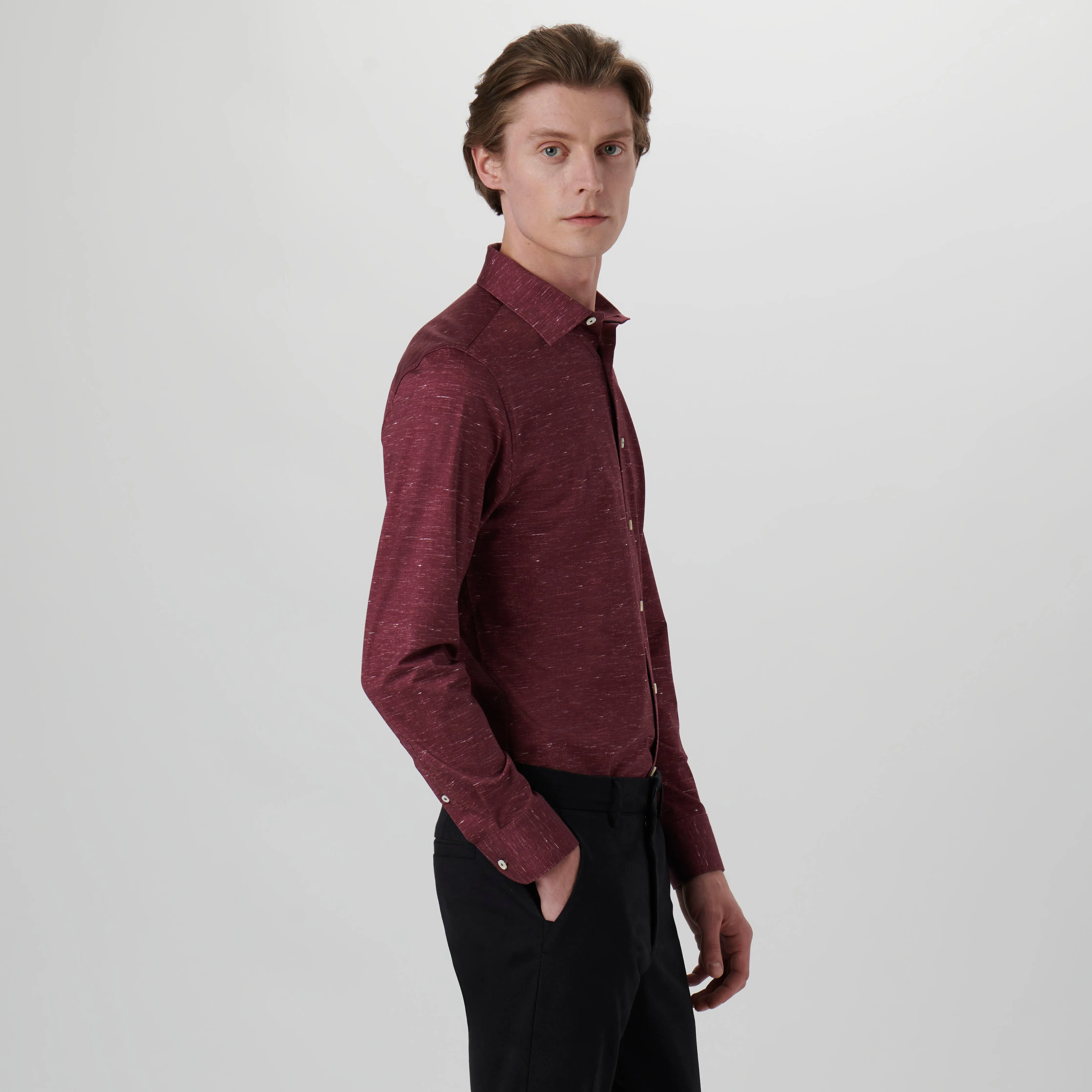 James Melange OoohCotton Shirt sold by Bugatchi product image thumbnail 3