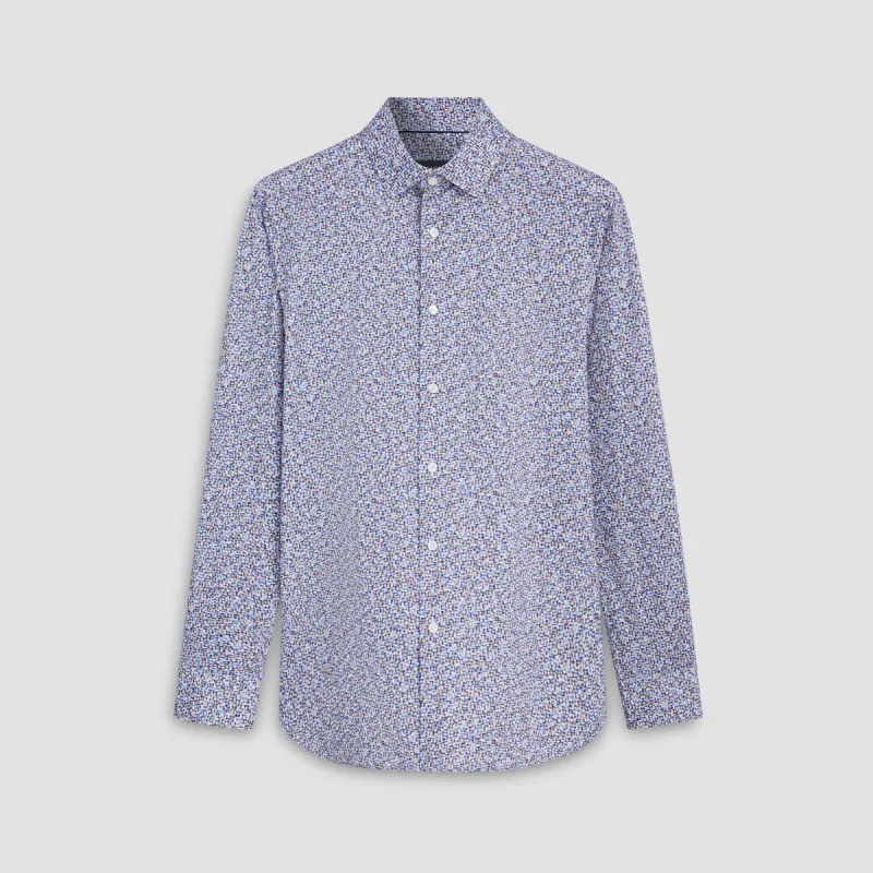 James Abstract Print OoohCotton Shirt sold by Bugatchi