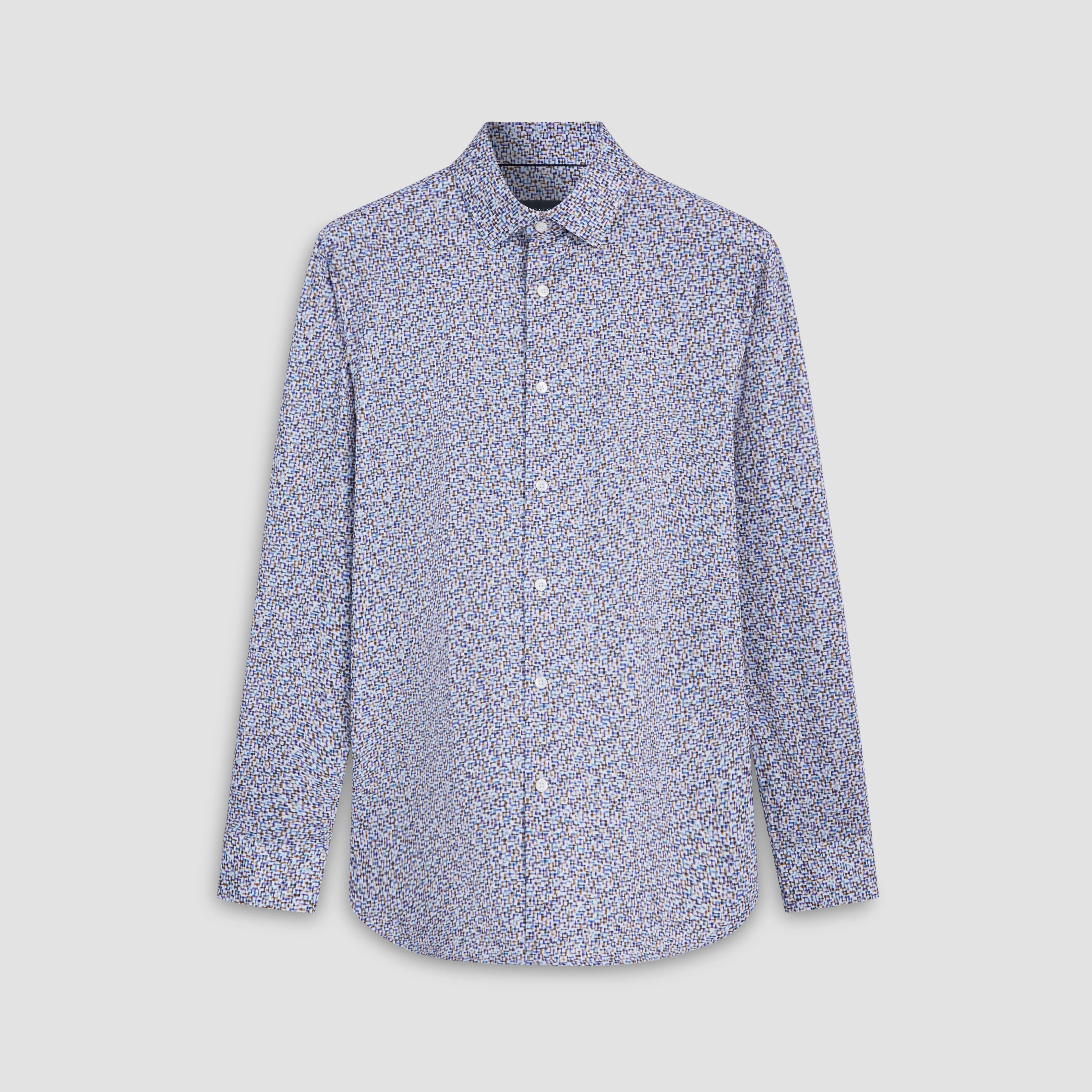James Abstract Print OoohCotton Shirt sold by Bugatchi