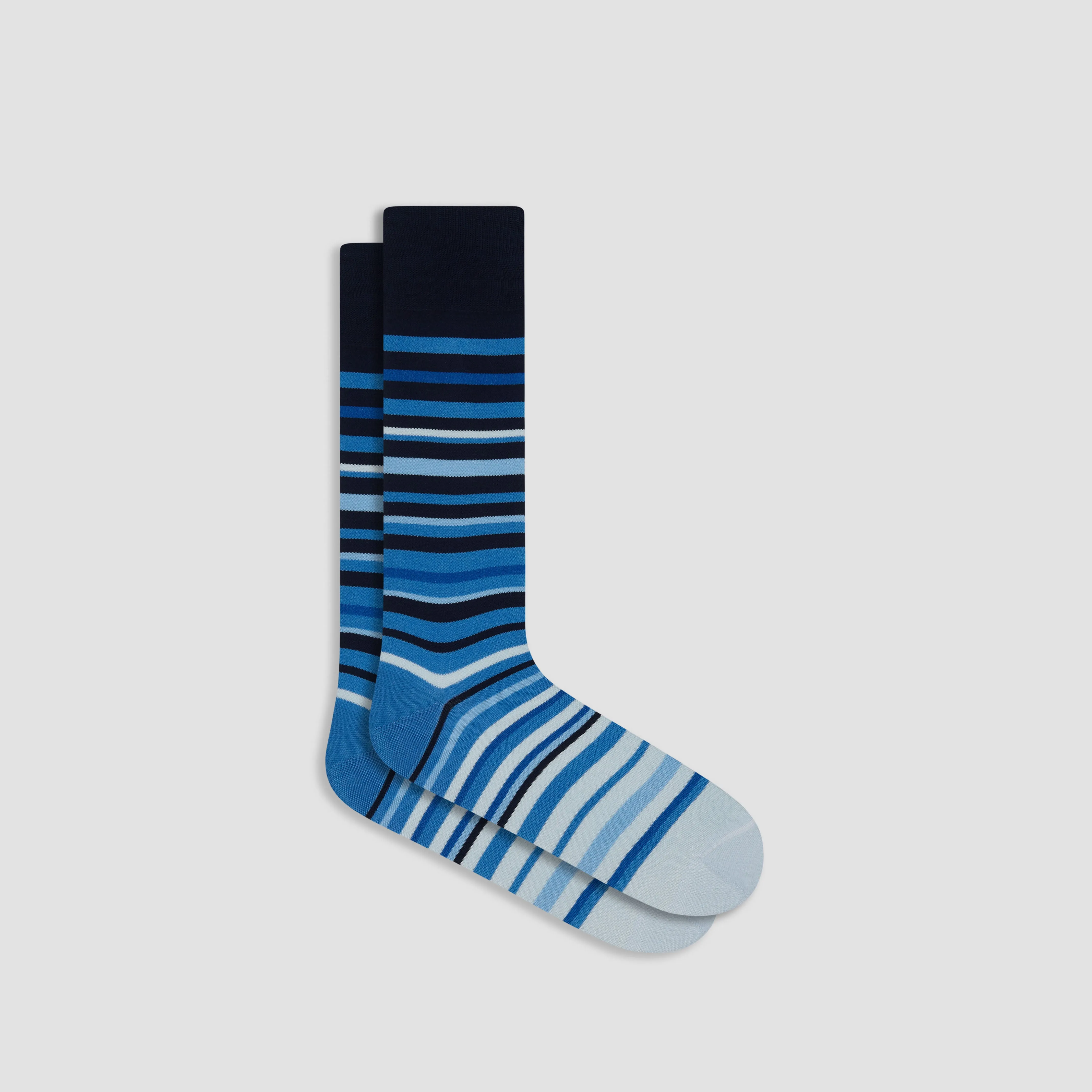 Striped Mid-Calf Socks sold by Bugatchi