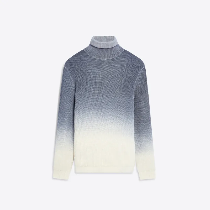 Turtle Neck Dip Dyed Ombre Sweater sold by Bugatchi