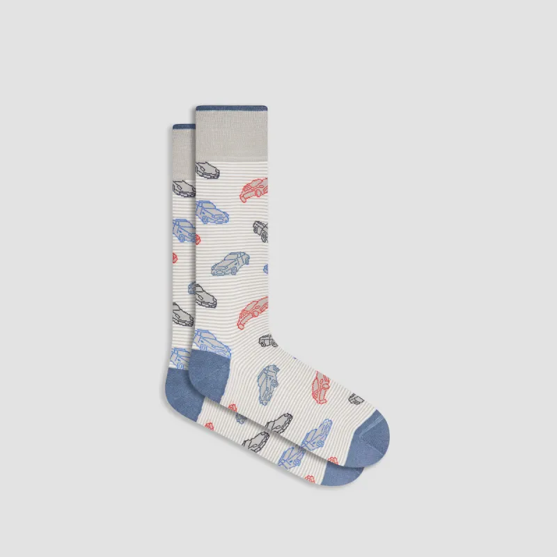 Vintage Cars Mid-Calf Socks sold by Bugatchi