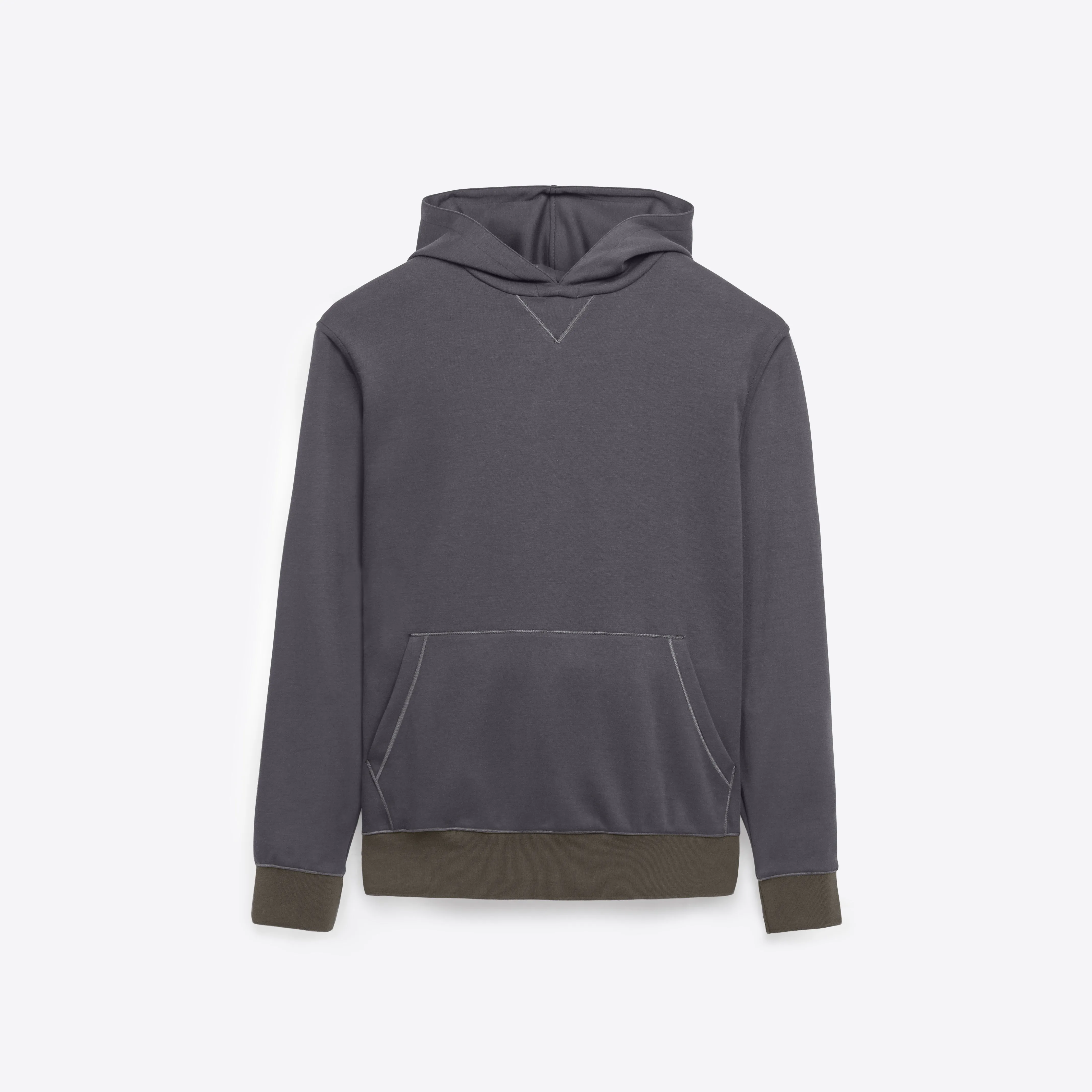 COMFORT Solid Sweatshirt with Hood sold by Bugatchi