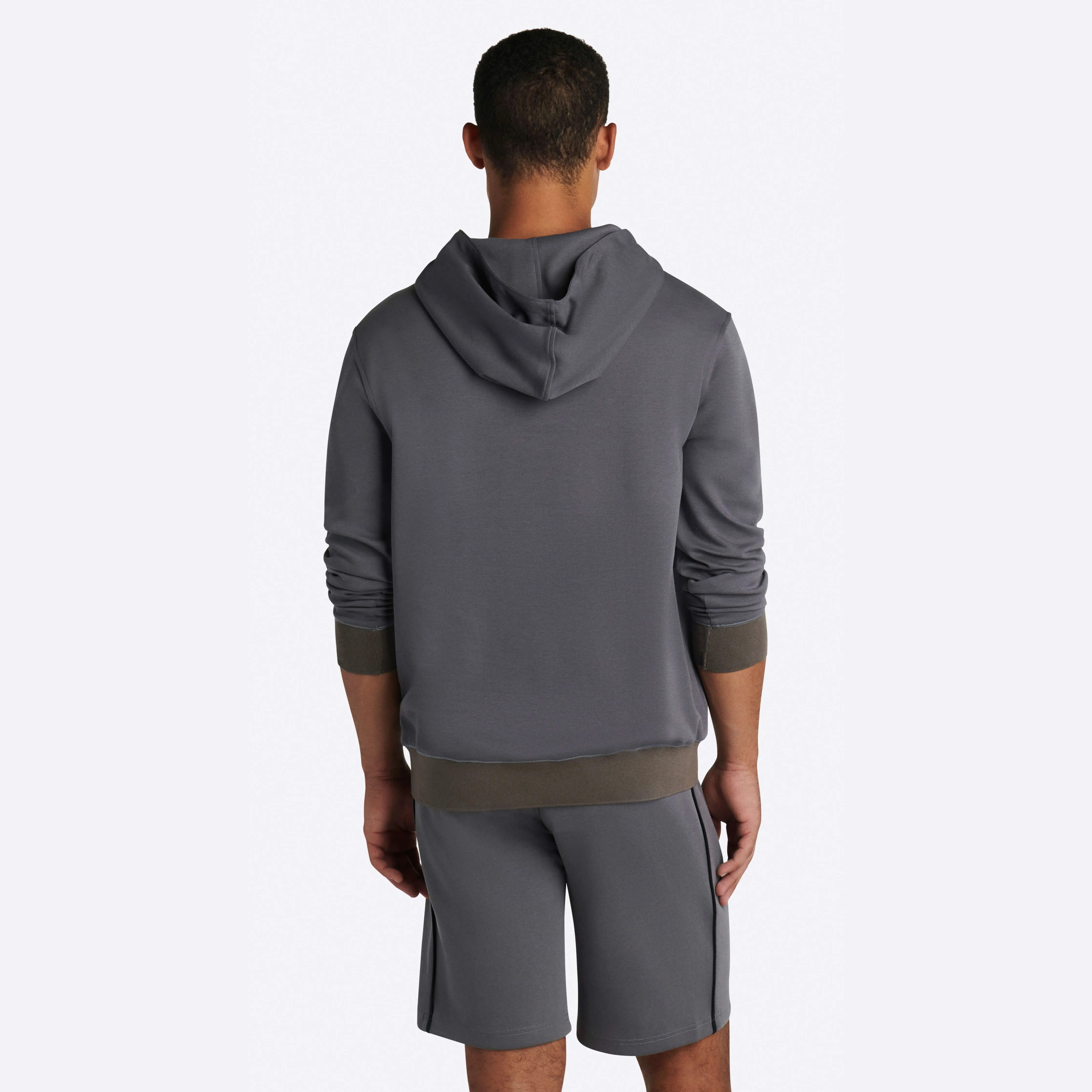 COMFORT Solid Sweatshirt with Hood sold by Bugatchi product image thumbnail 5