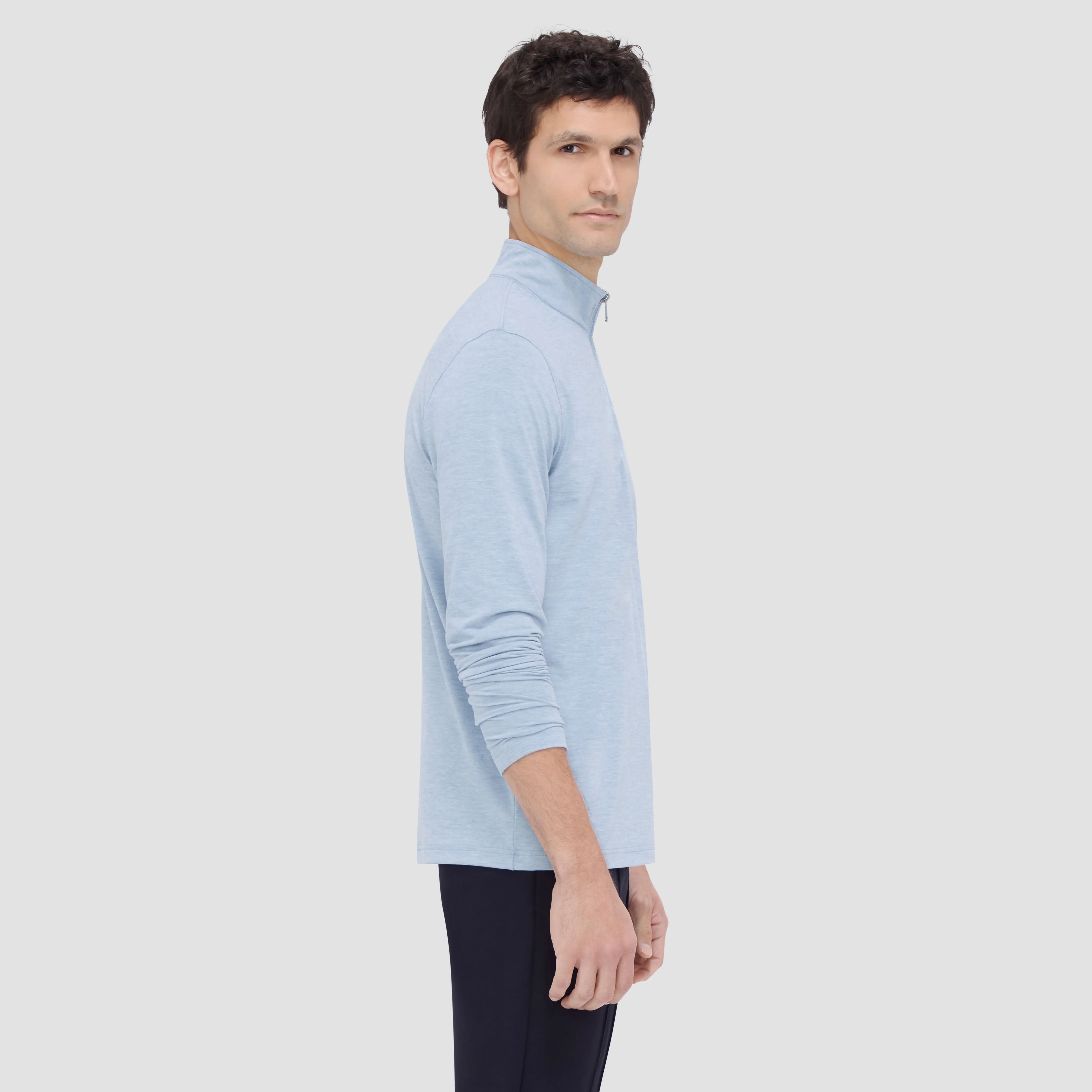 UV50 Performance Quarter-Zip Pullover sold by Bugatchi product image thumbnail 3