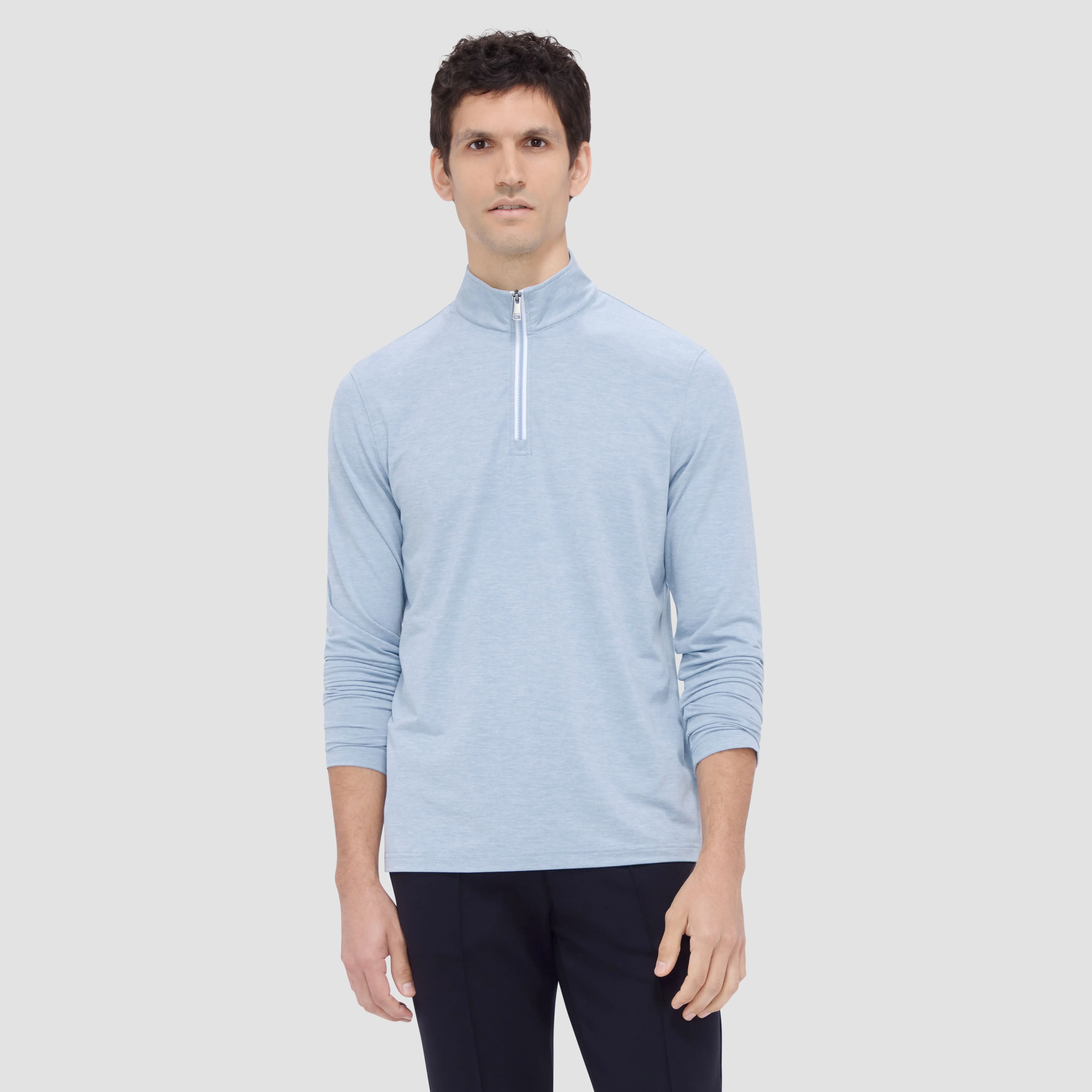 UV50 Performance Quarter-Zip Pullover sold by Bugatchi product image thumbnail 2