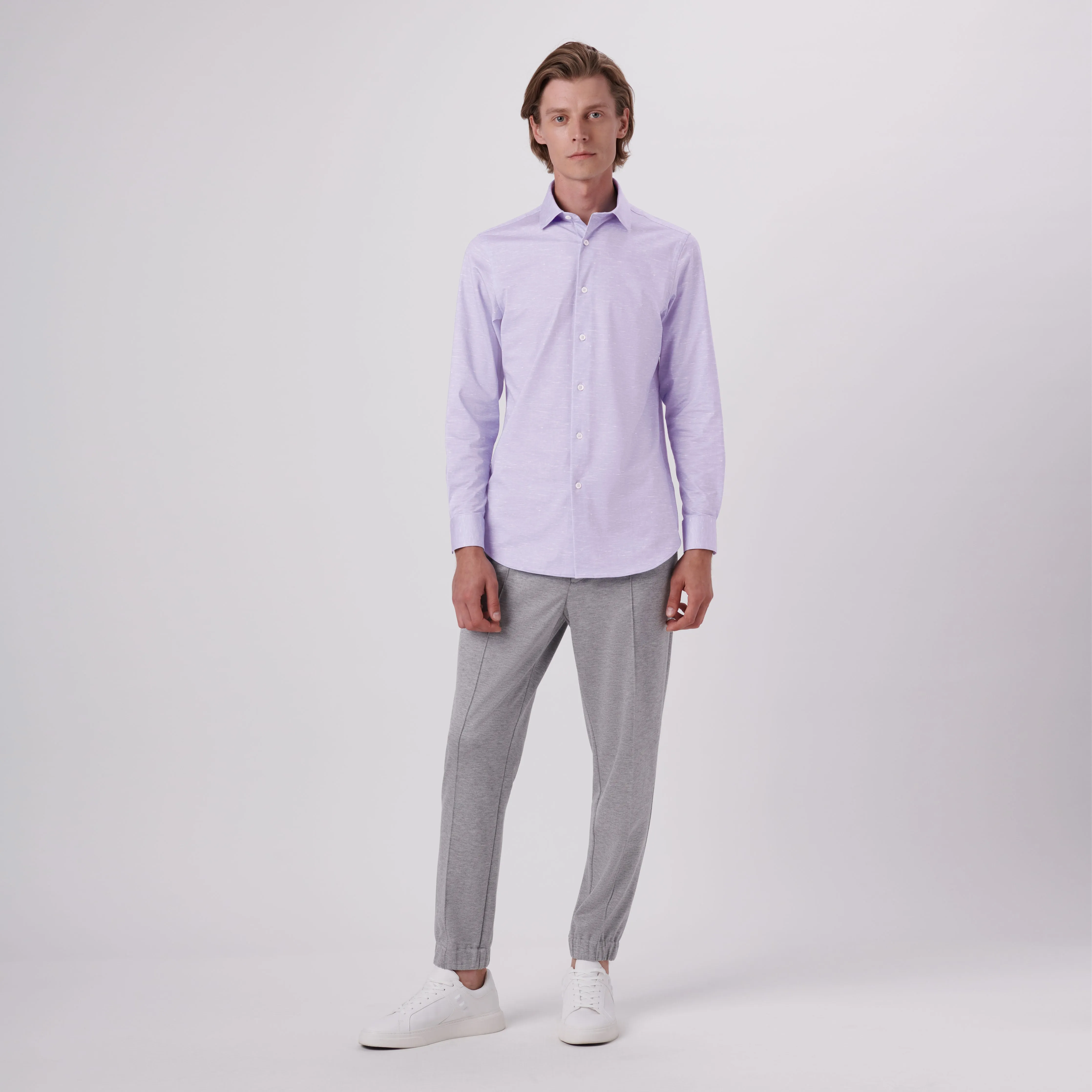 James Heather Print OoohCotton Shirt sold by Bugatchi product image thumbnail 5