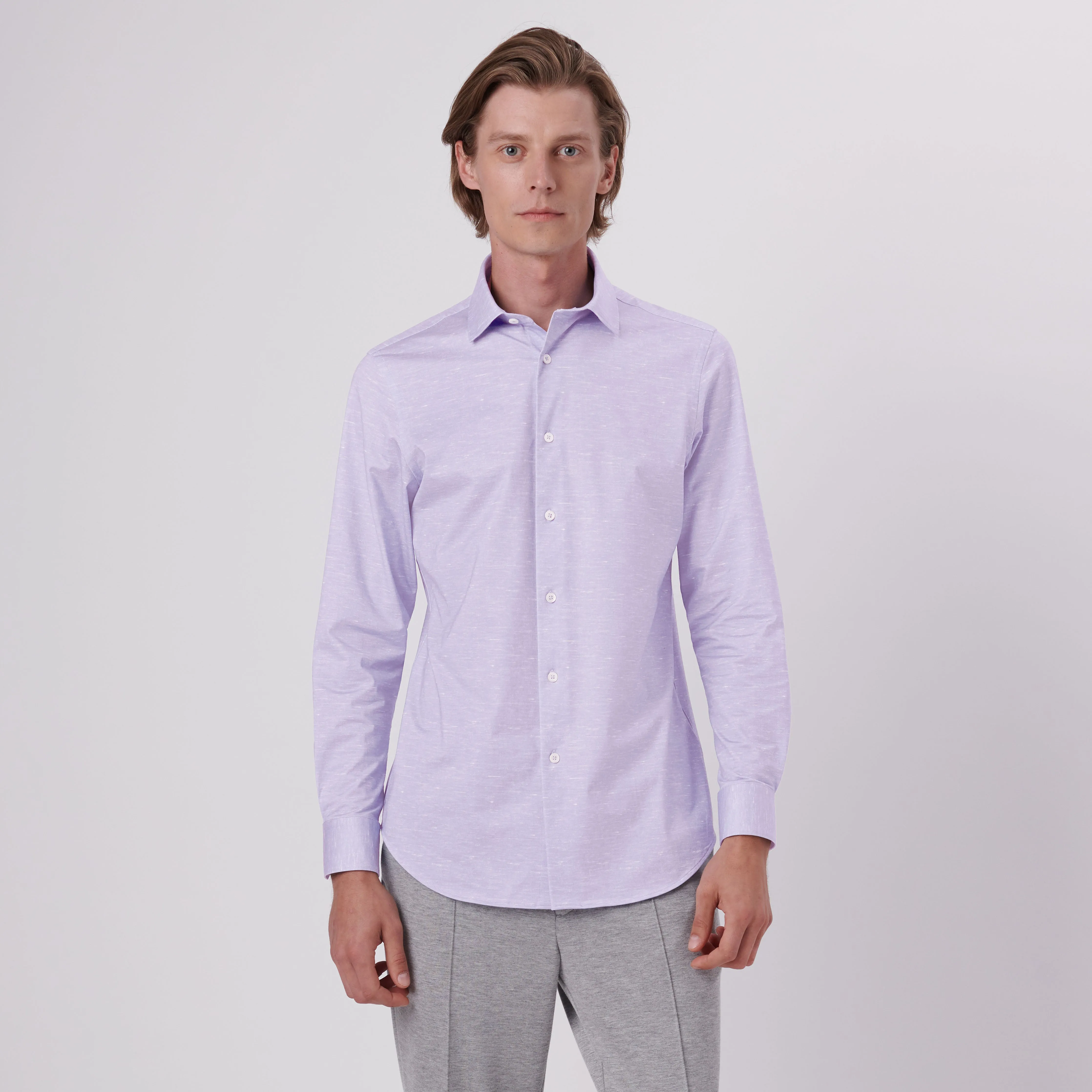 James Heather Print OoohCotton Shirt sold by Bugatchi product image thumbnail 2