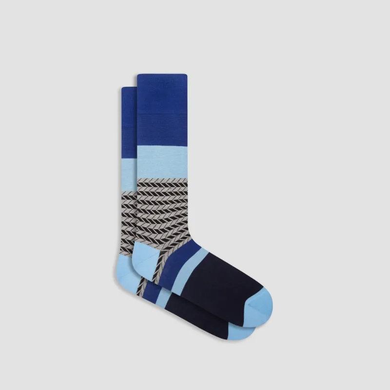 Striped Mid-Calf Socks sold by Bugatchi