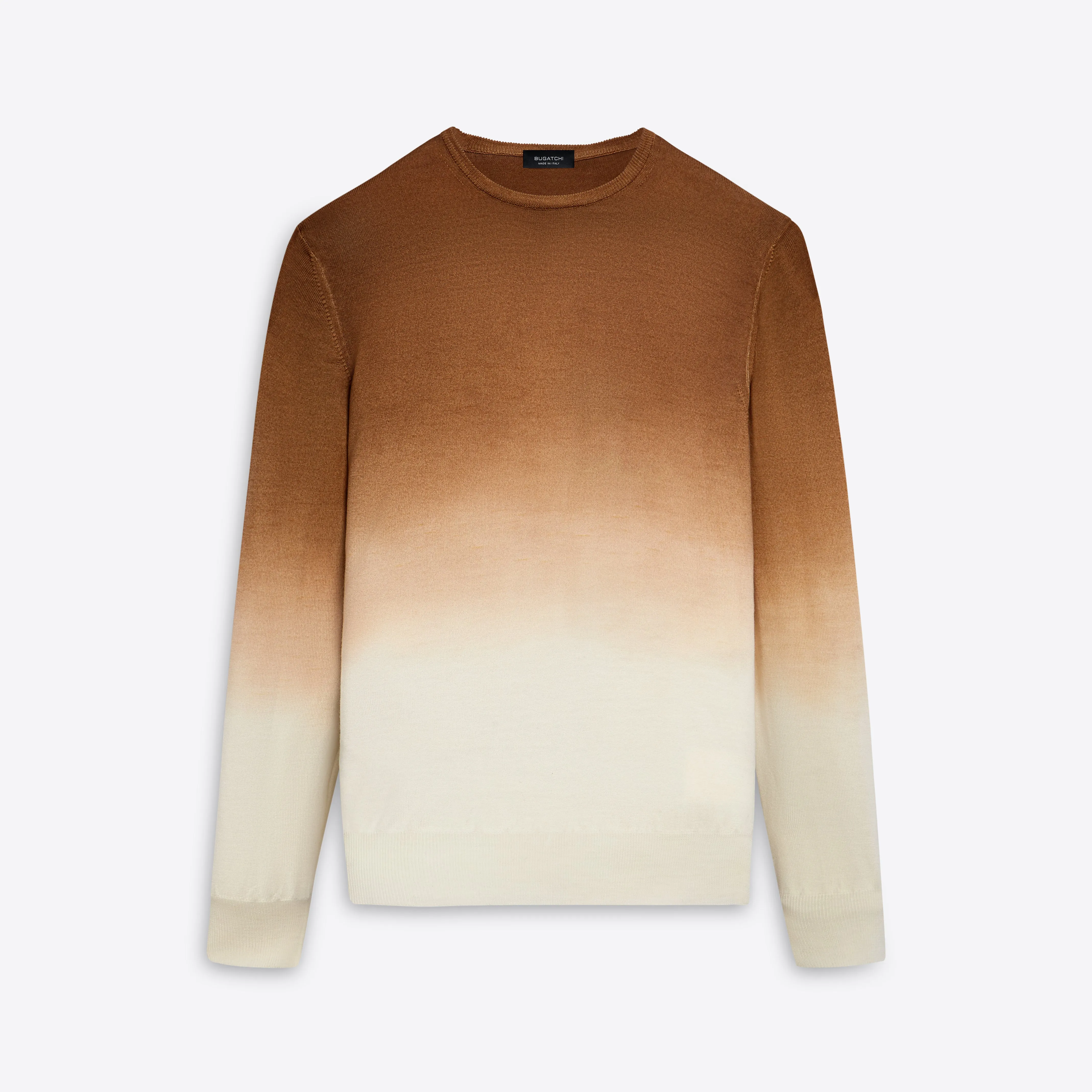 Crew Neck Dip Dyed Ombre Sweater sold by Bugatchi