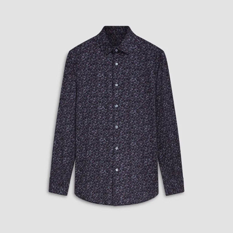 James Leaf Print OoohCotton Shirt sold by Bugatchi