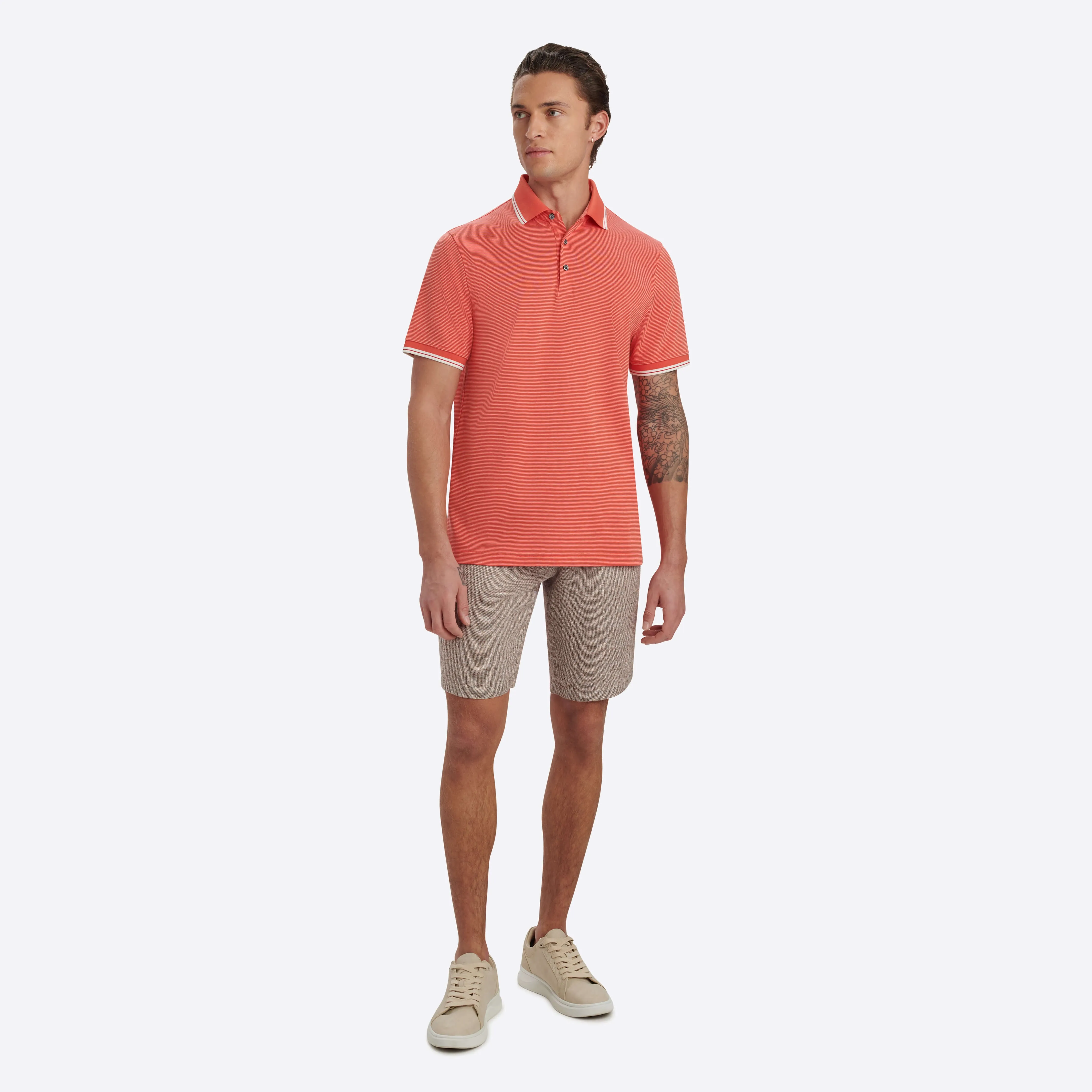 Striped Polo sold by Bugatchi product image thumbnail 5