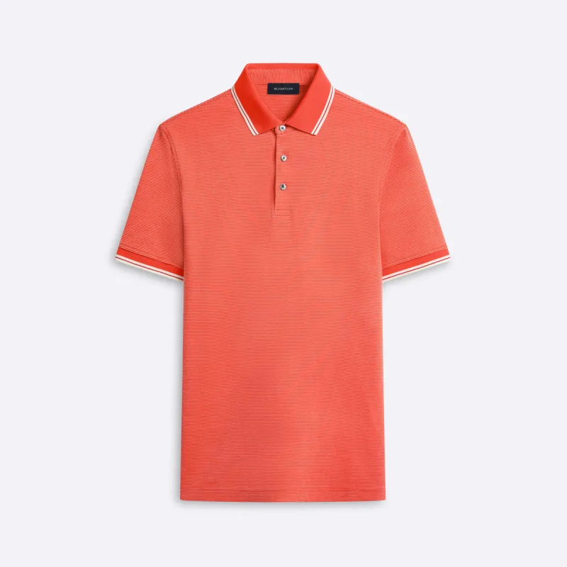 Striped Polo sold by Bugatchi