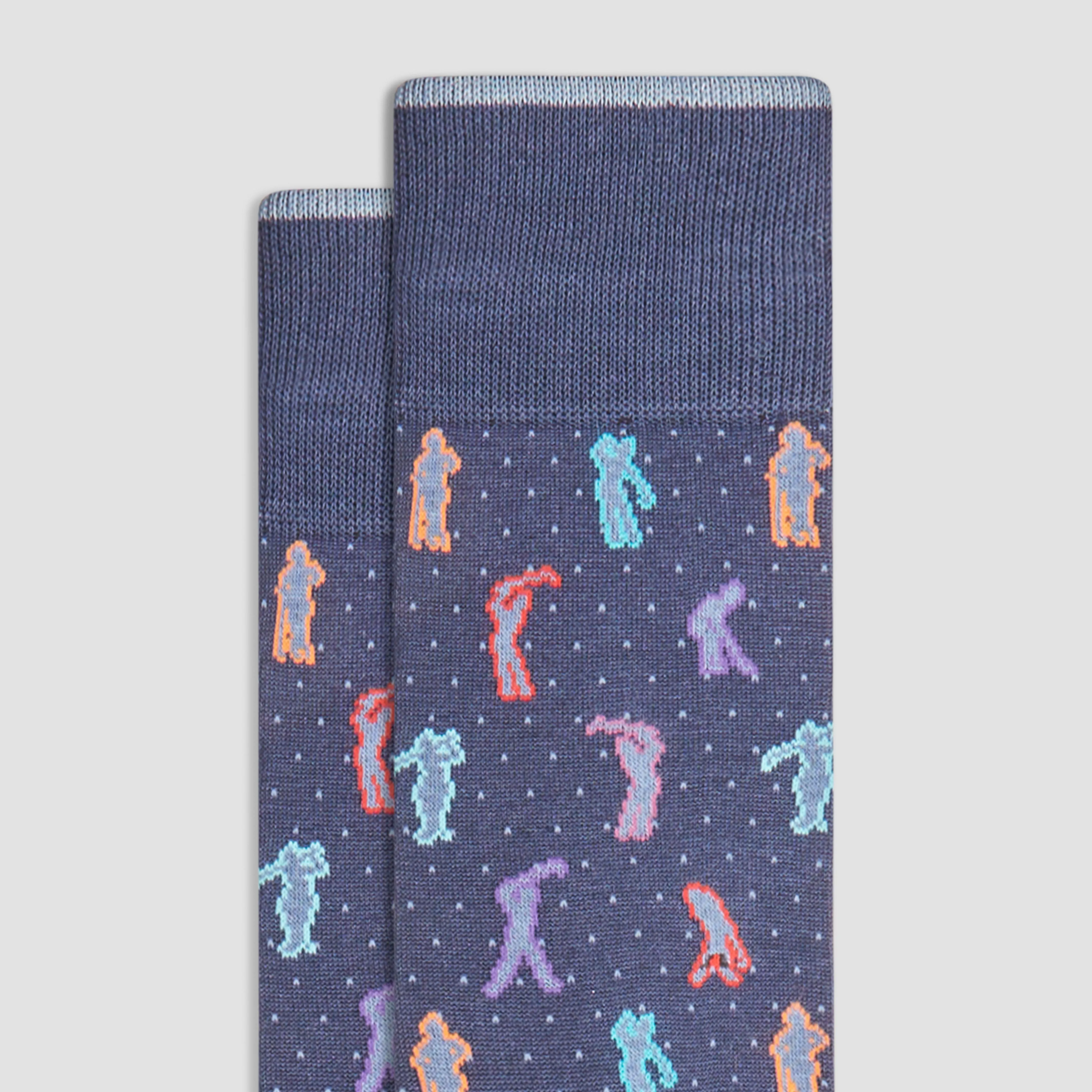 Golfer Mid-Calf Socks sold by Bugatchi product image thumbnail 2