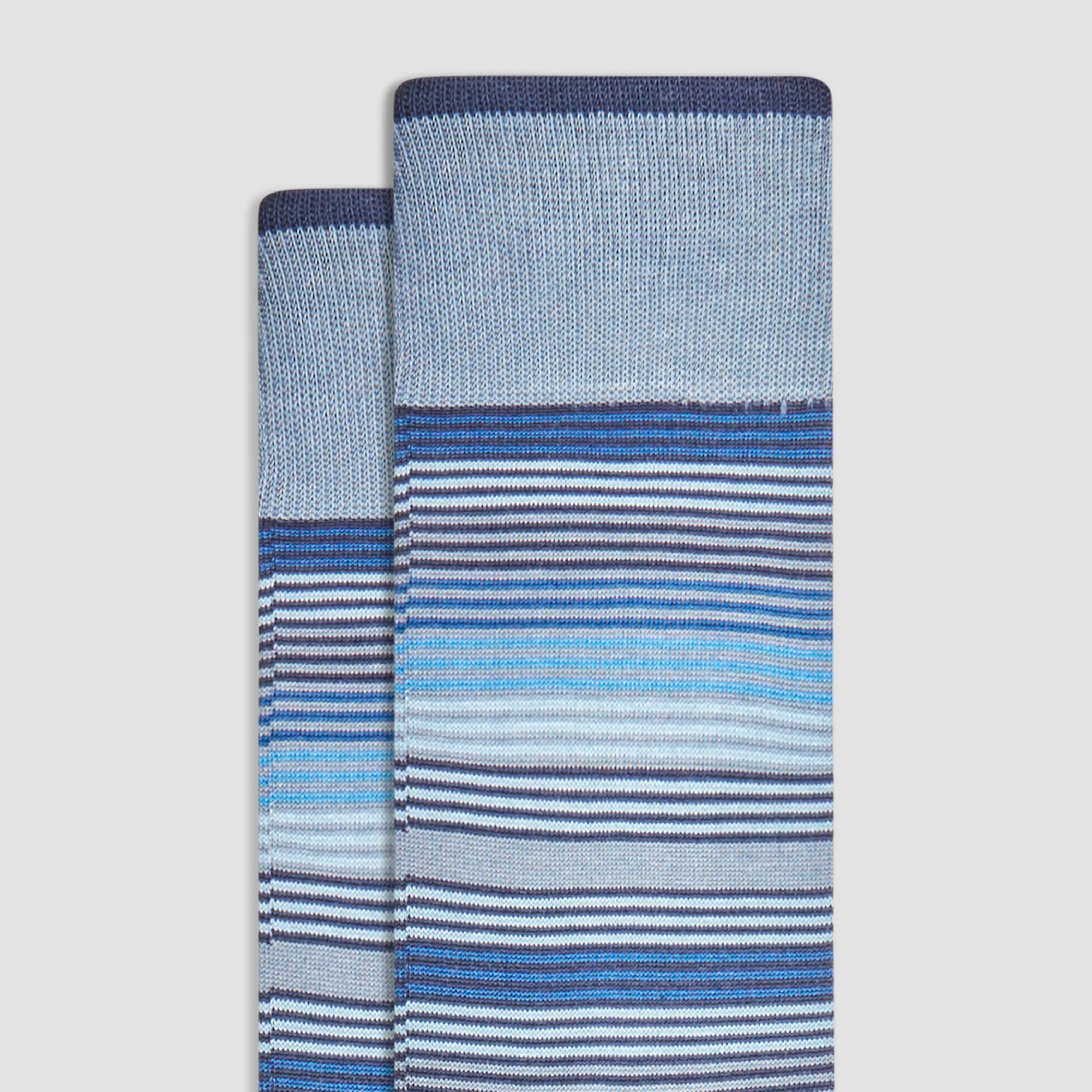 Striped Mid-Calf Socks sold by Bugatchi product image thumbnail 2