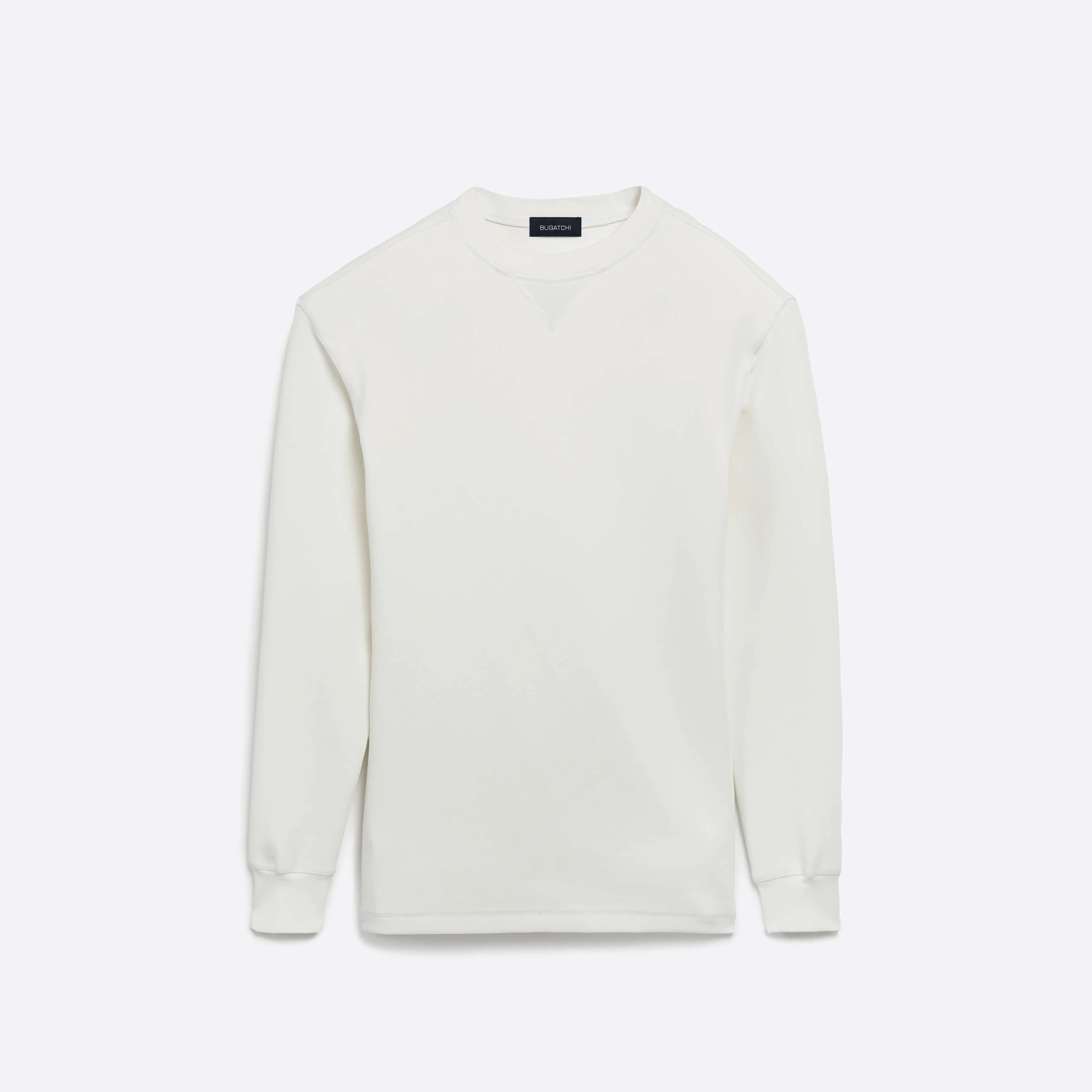 COMFORT Solid Crew Neck sold by Bugatchi