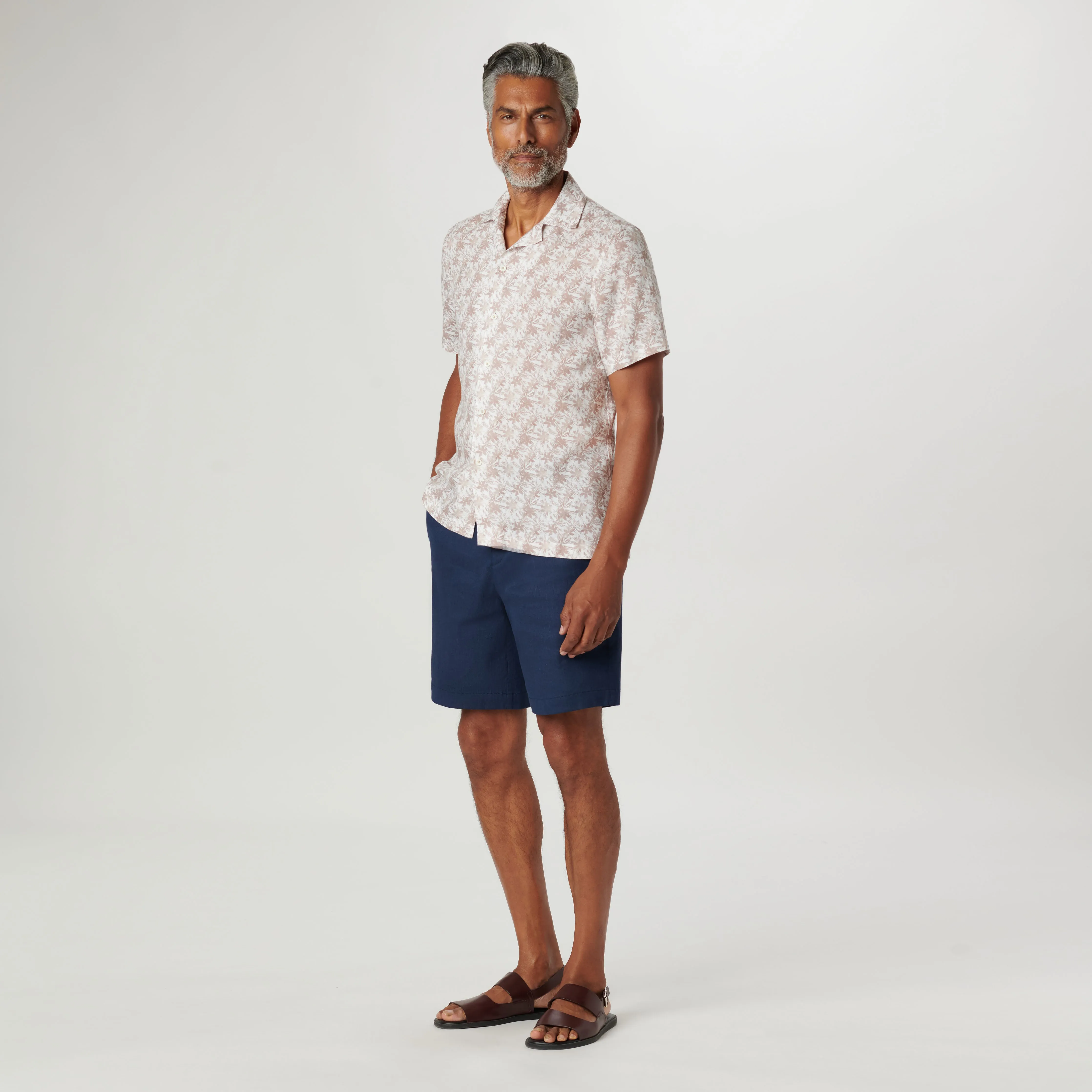 Orson Floral Short Sleeve Shirt sold by Bugatchi product image thumbnail 5