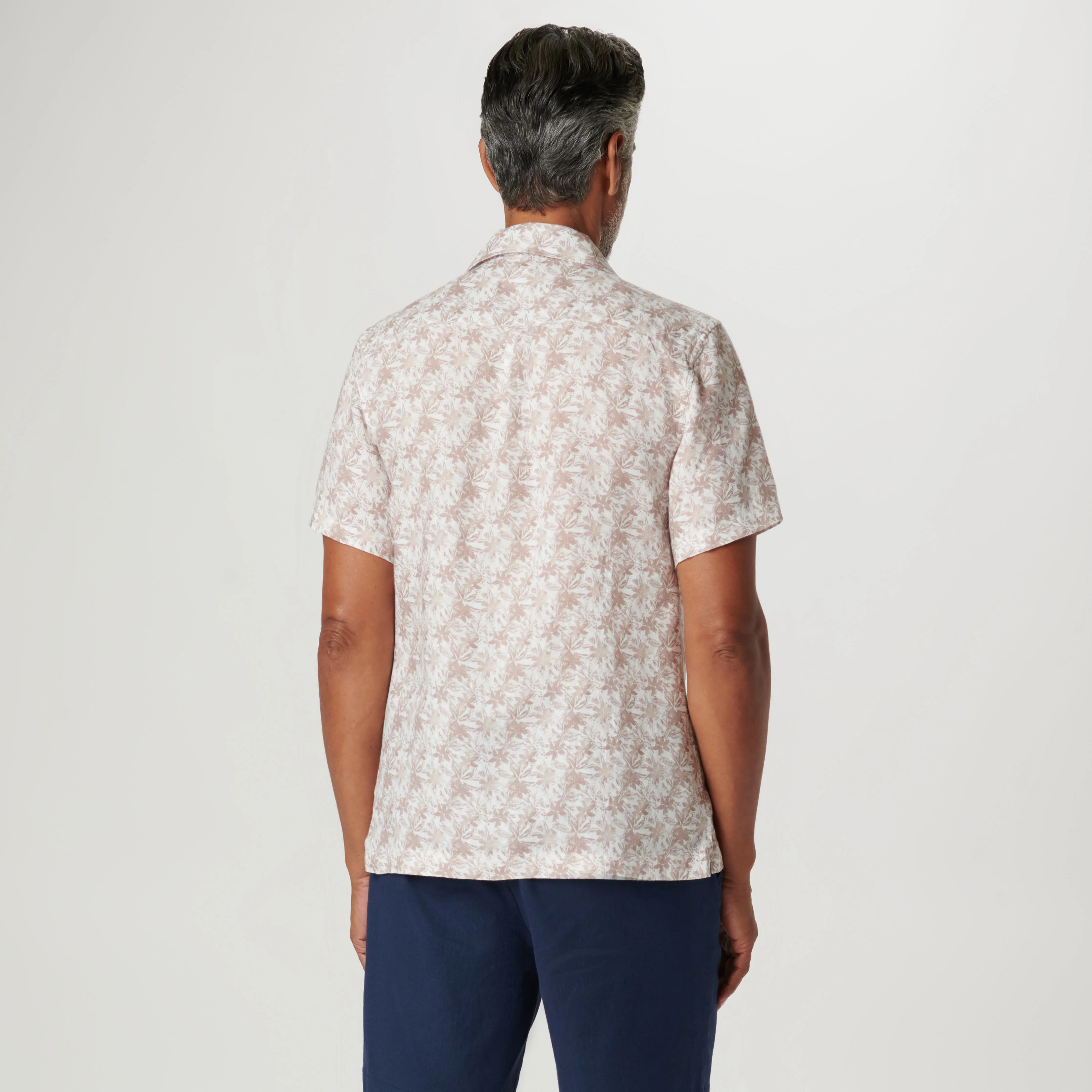 Orson Floral Short Sleeve Shirt sold by Bugatchi product image thumbnail 4