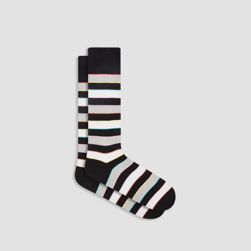 Striped Mid-Calf Socks sold by Bugatchi