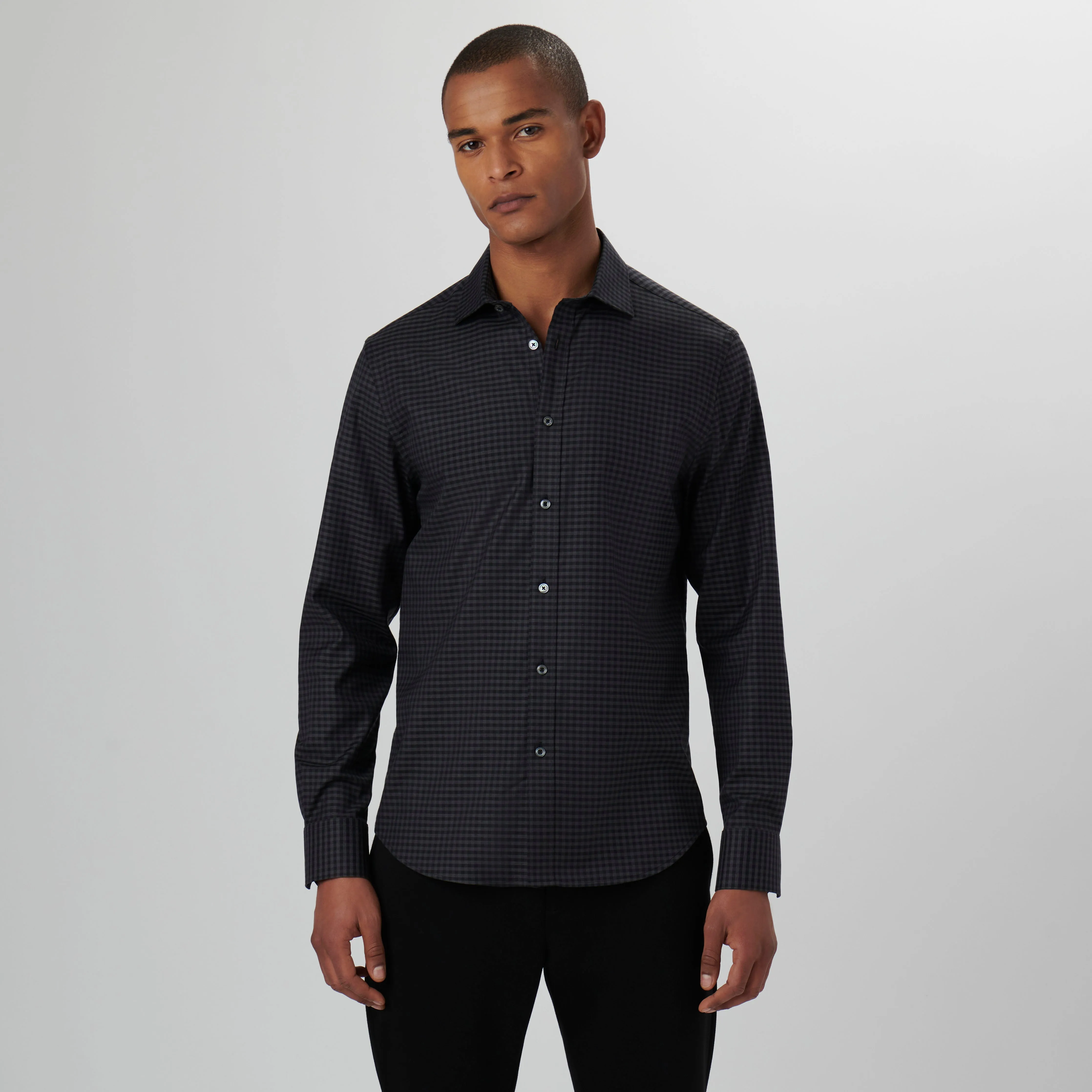 Axel Gingham Check Shirt sold by Bugatchi product image thumbnail 2