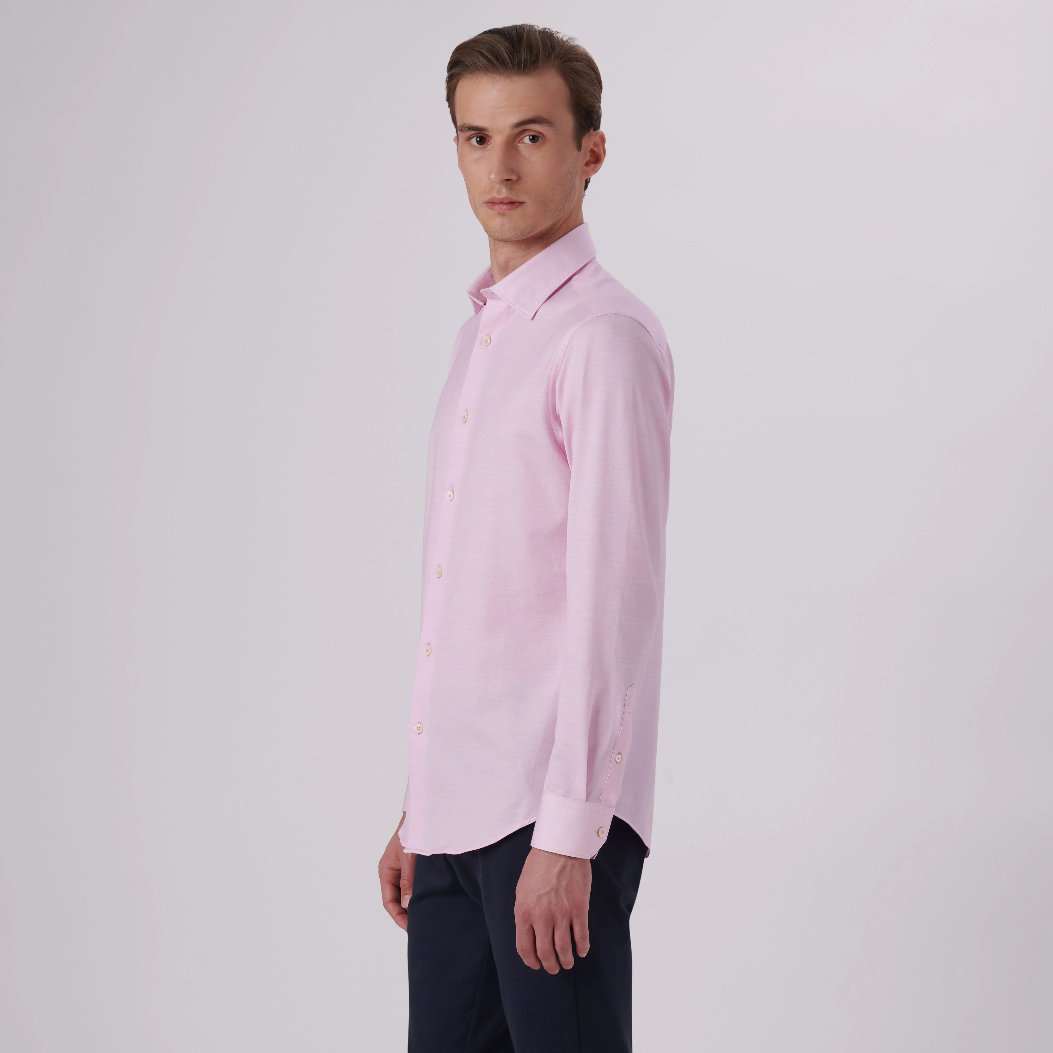 James Heather Print OoohCotton Shirt sold by Bugatchi product image thumbnail 3