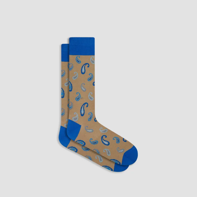 Paisley Mid-Calf Socks sold by Bugatchi