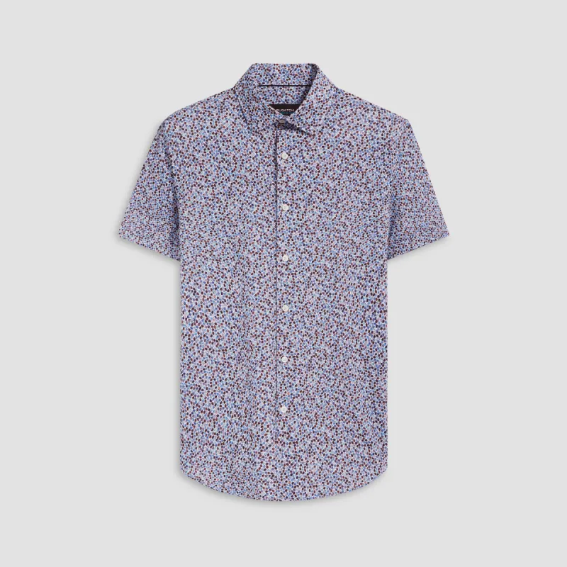 Miles Floral Print OoohCotton Short Sleeve Shirt sold by Bugatchi