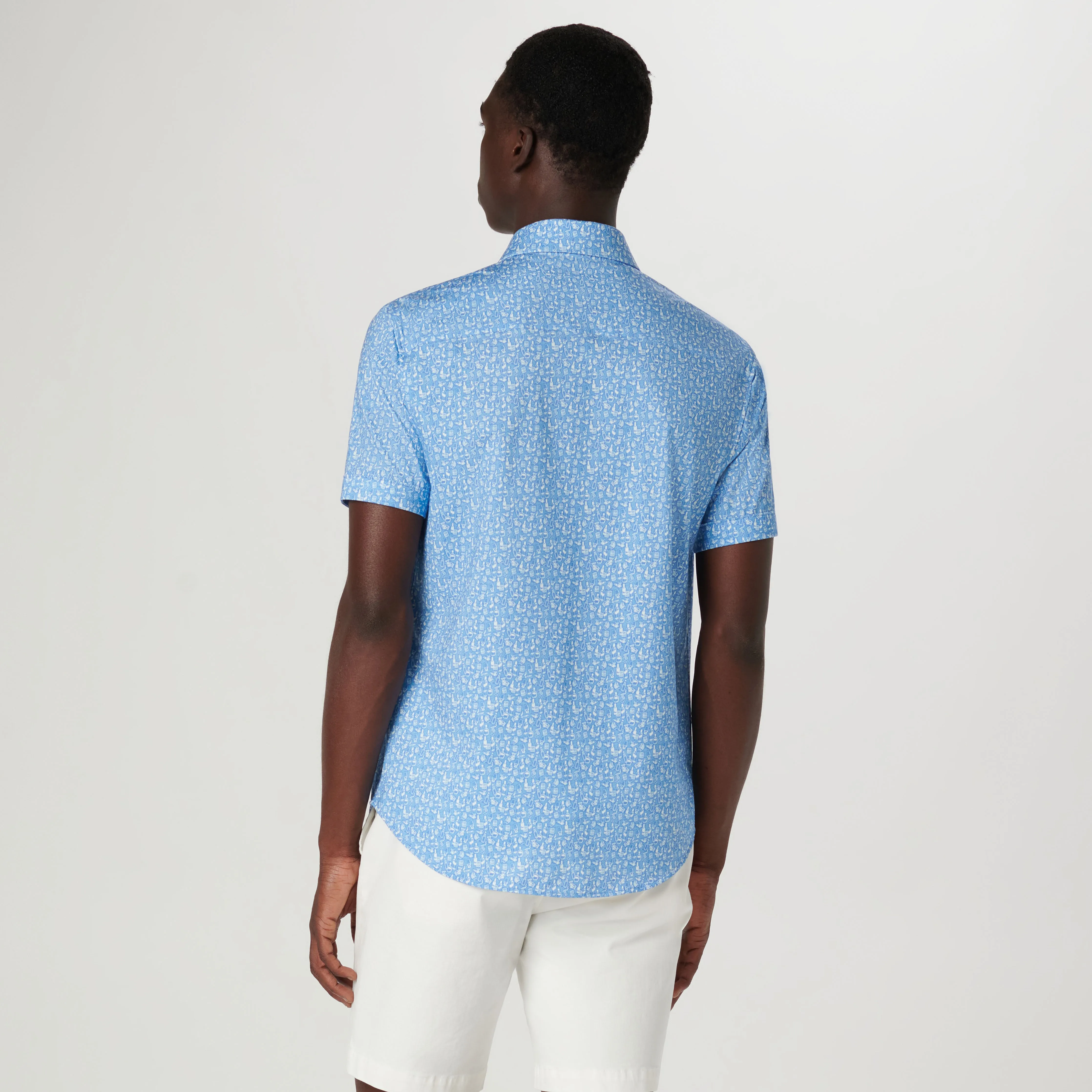 Miles Barware OoohCotton Short Sleeve Shirt sold by Bugatchi product image thumbnail 4