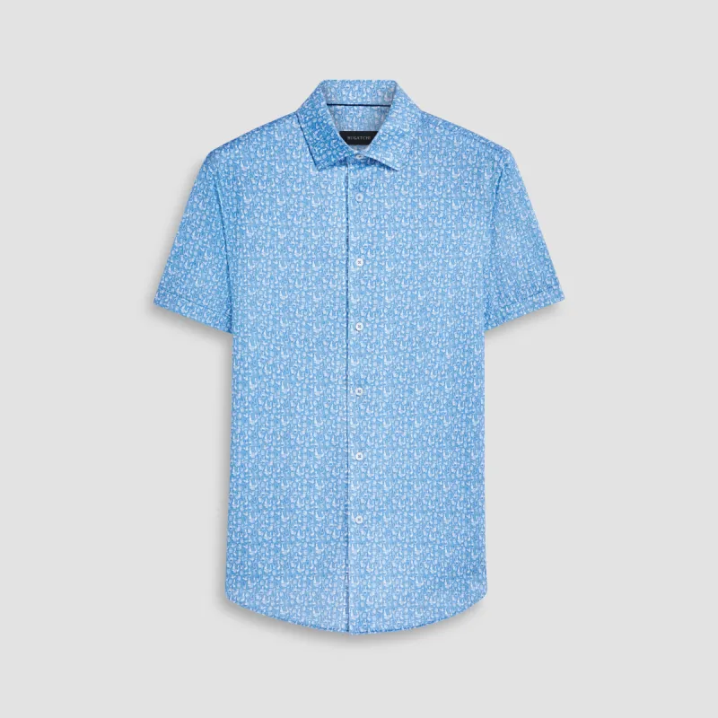 Miles Barware OoohCotton Short Sleeve Shirt sold by Bugatchi