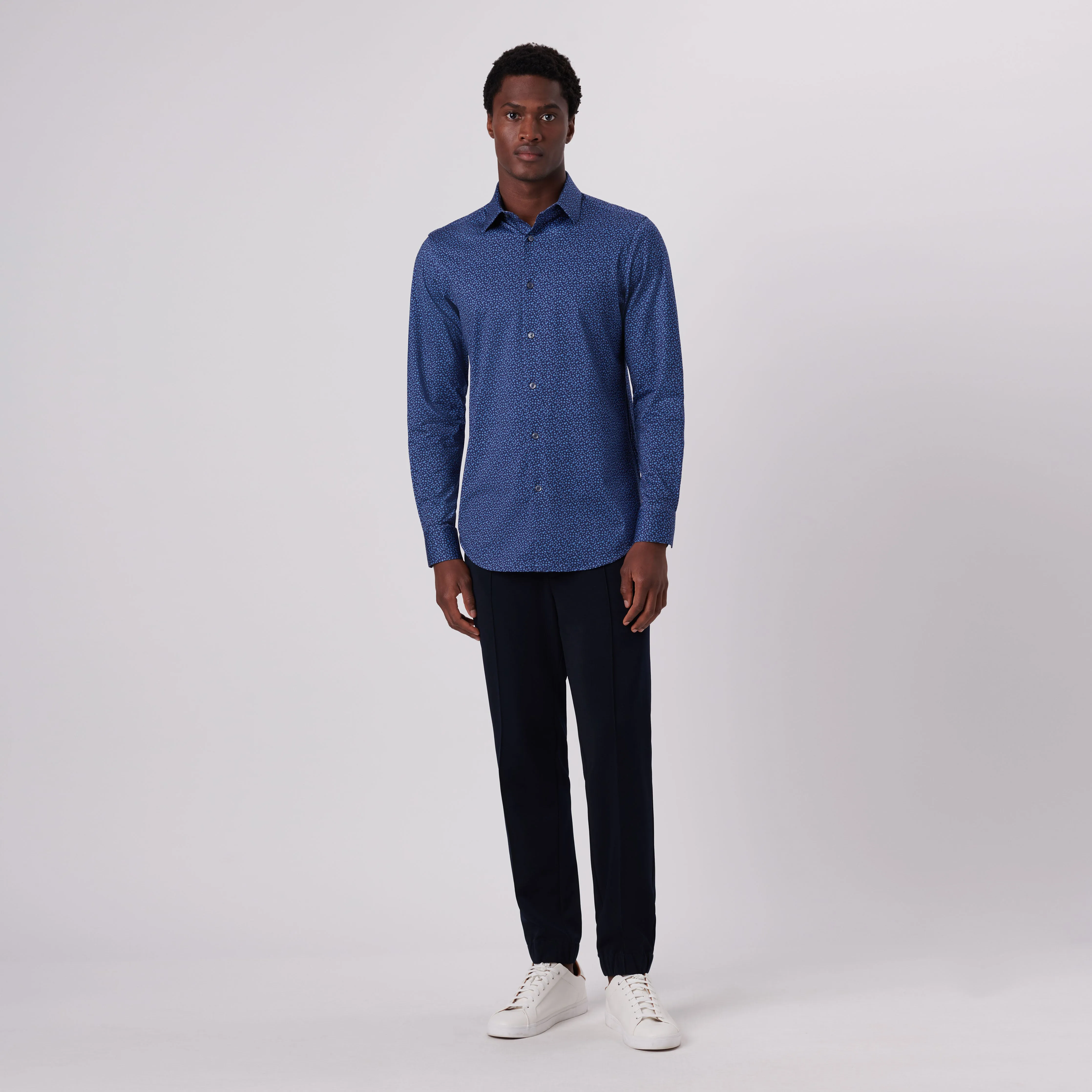 James Floral Print OoohCotton Shirt sold by Bugatchi product image thumbnail 5