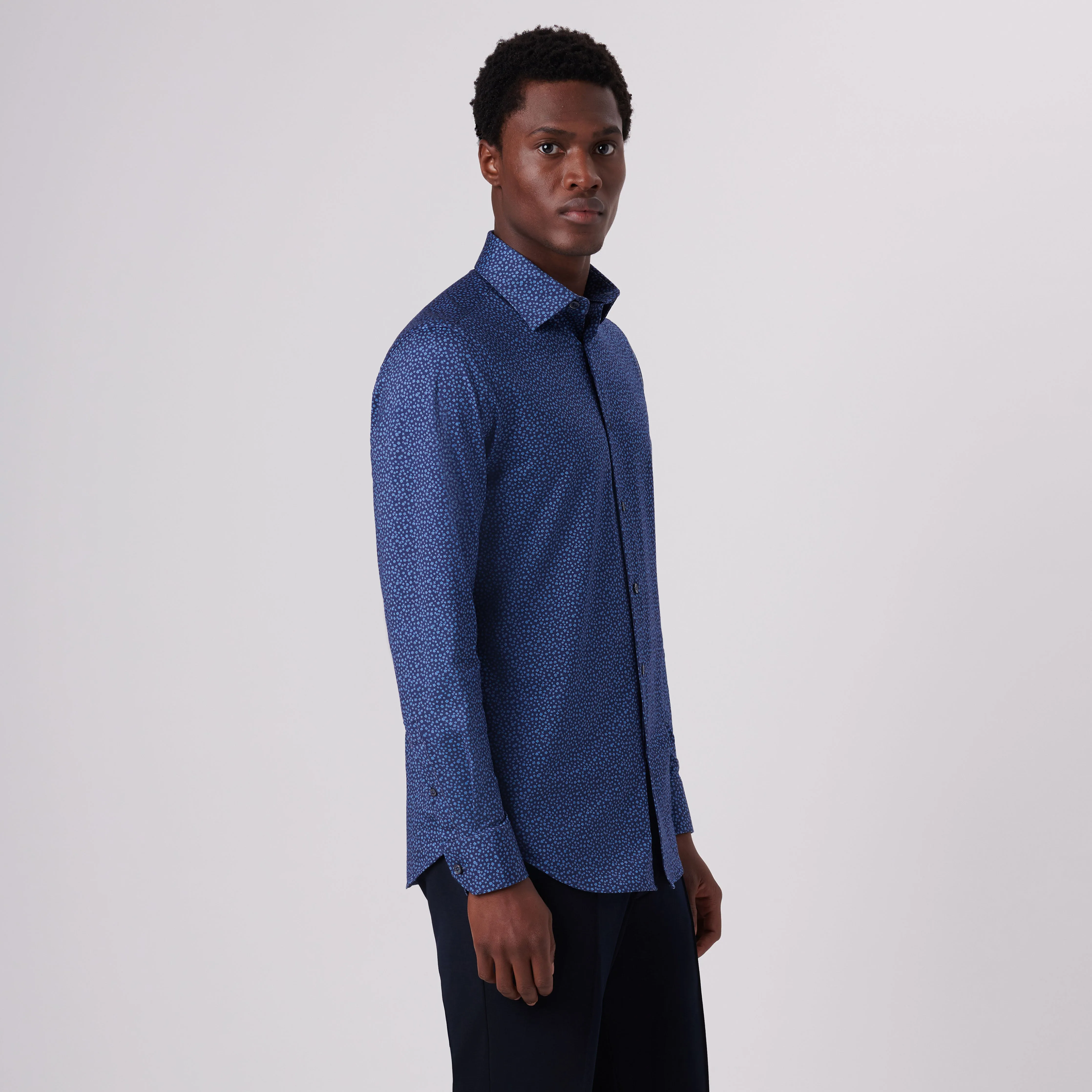 James Floral Print OoohCotton Shirt sold by Bugatchi product image thumbnail 3