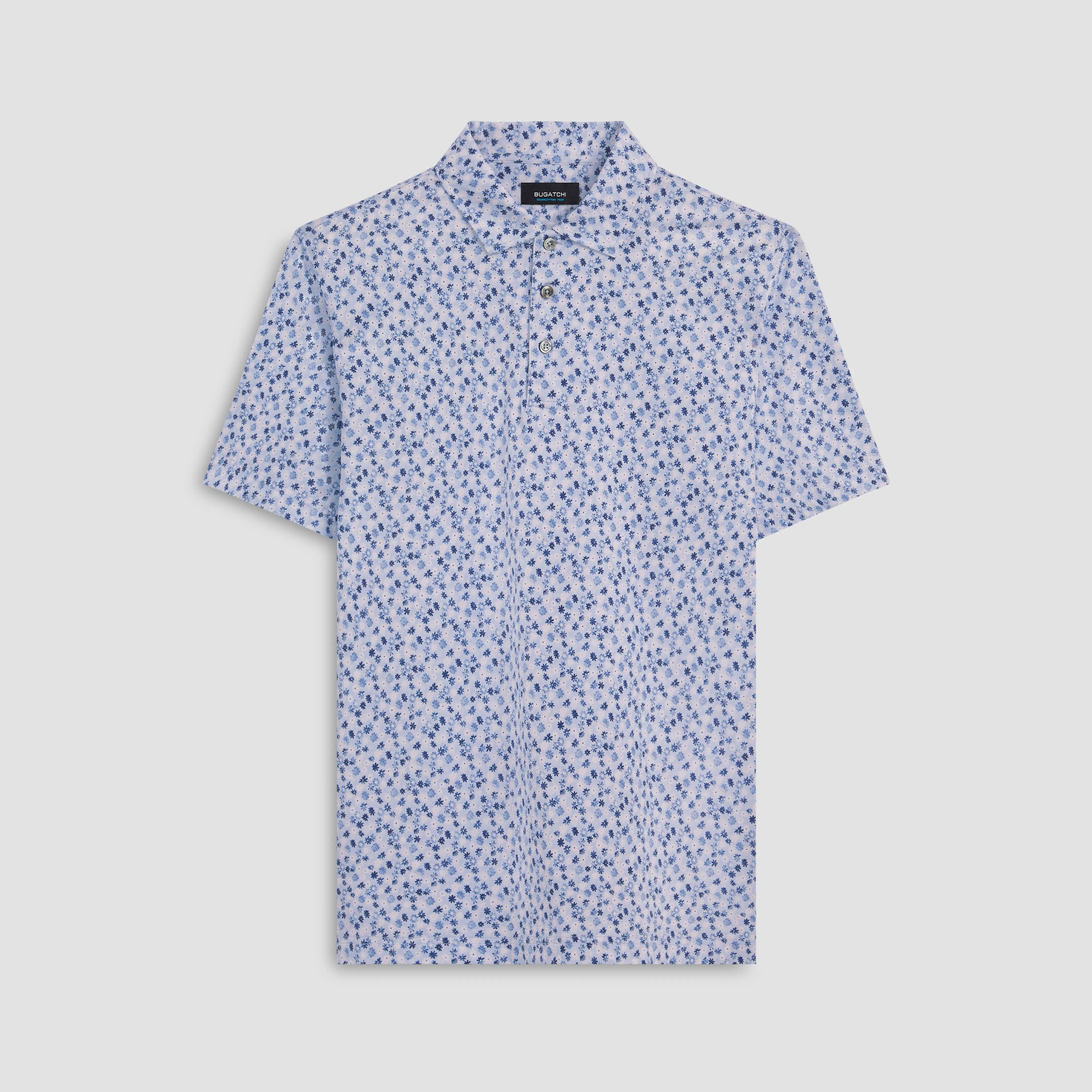 Victor Floral Print OoohCotton Polo sold by Bugatchi