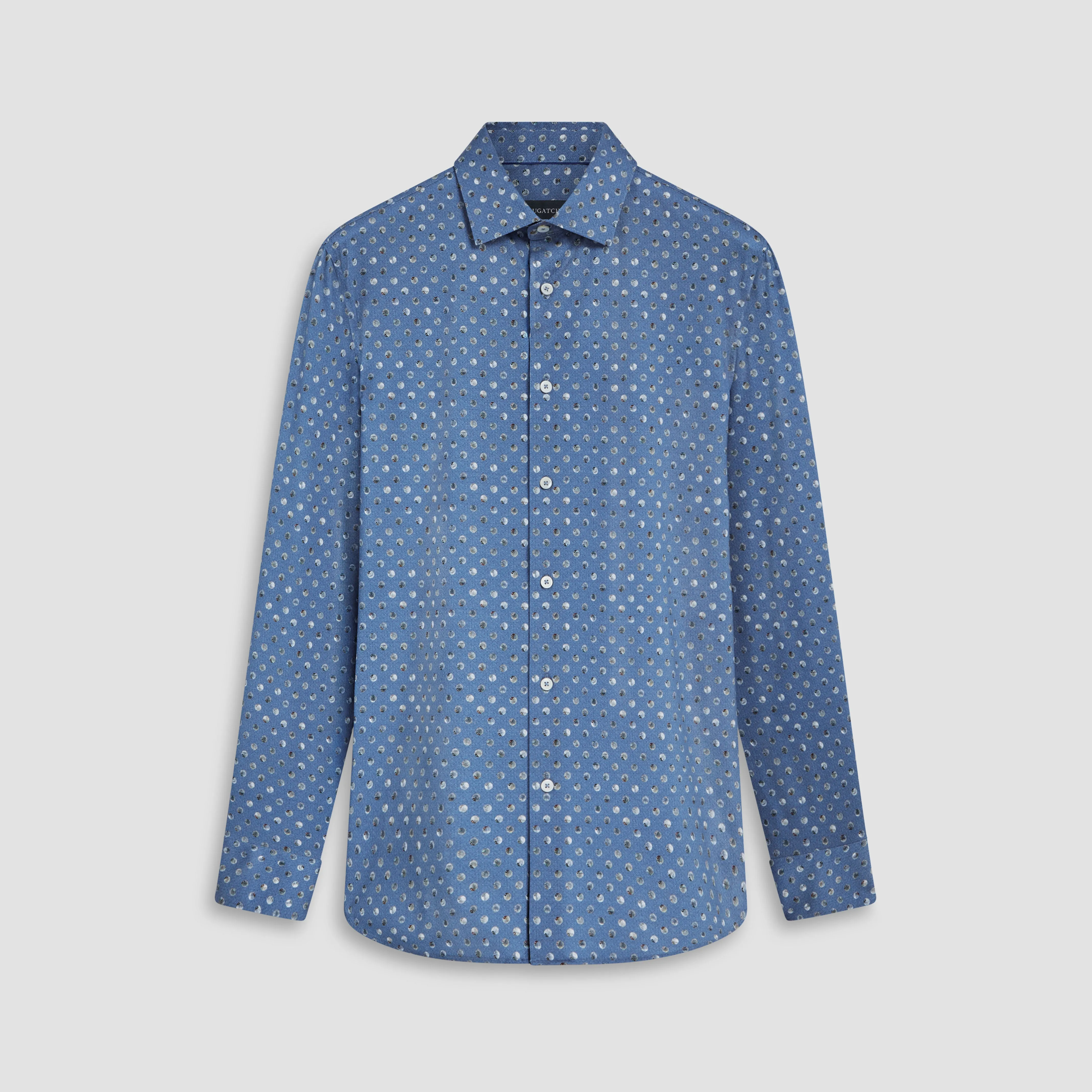 James Abstract Print OoohCotton Shirt sold by Bugatchi