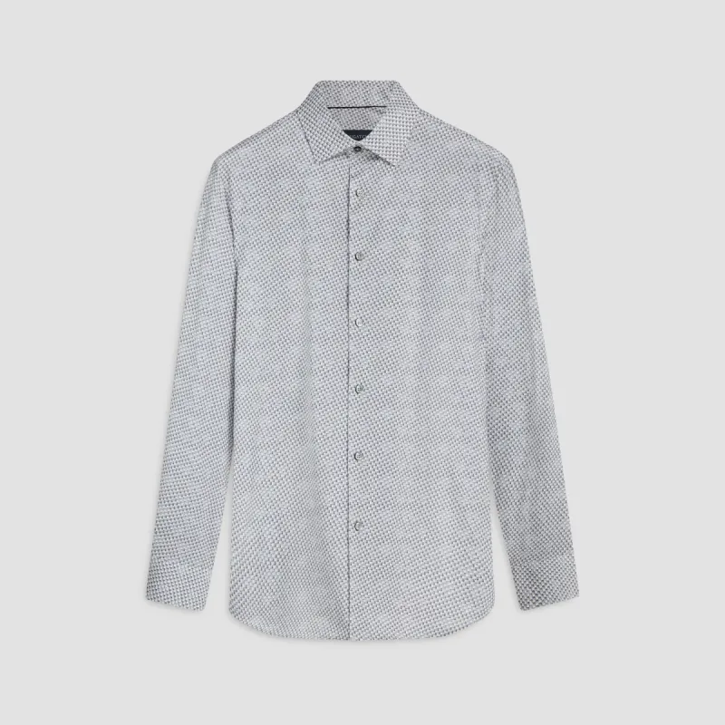 James Mosaic Print OoohCotton Shirt sold by Bugatchi