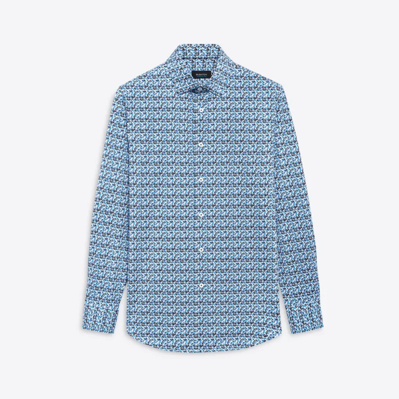 JAMES Diamond Print OoohCotton Shirt sold by Bugatchi