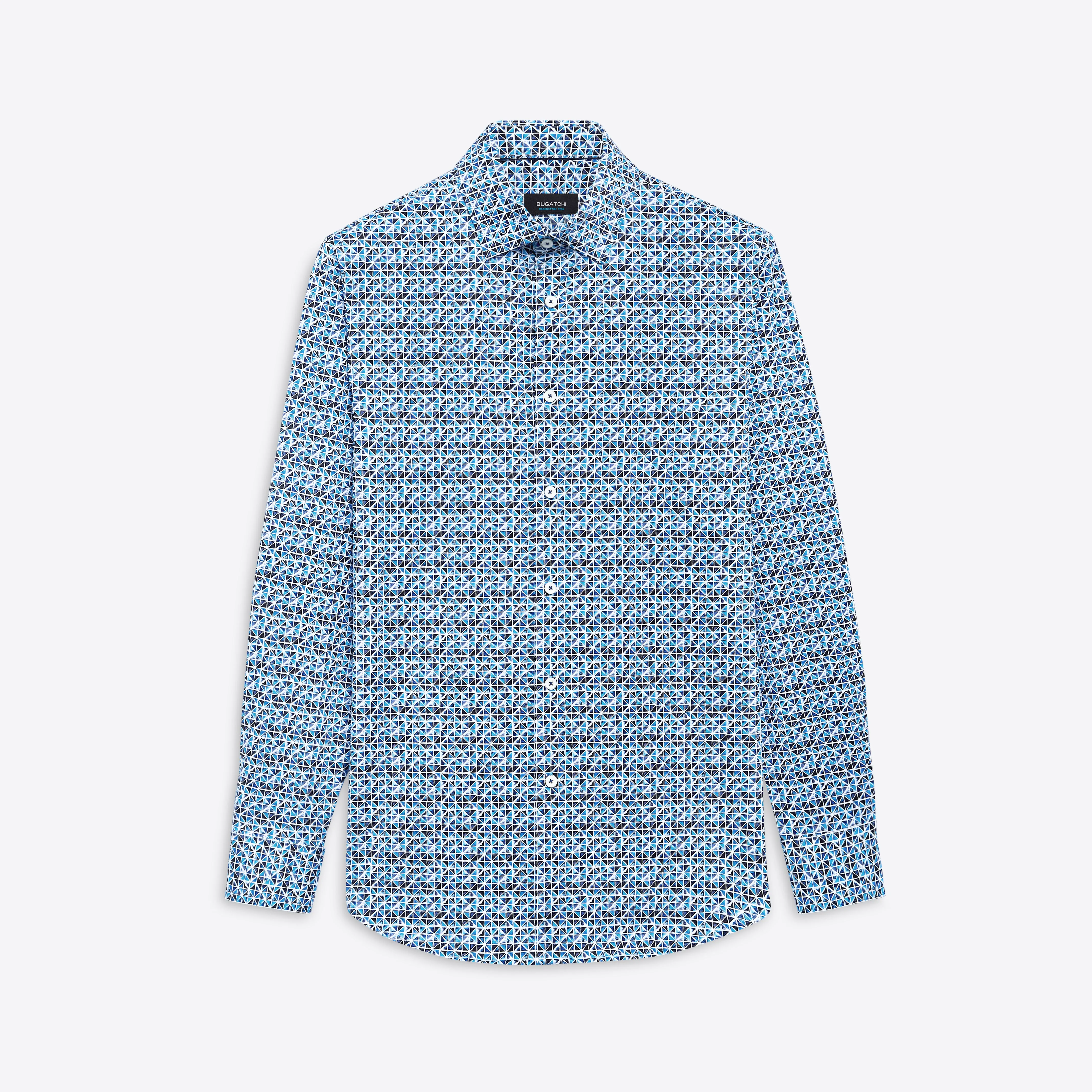 JAMES Diamond Print OoohCotton Shirt sold by Bugatchi