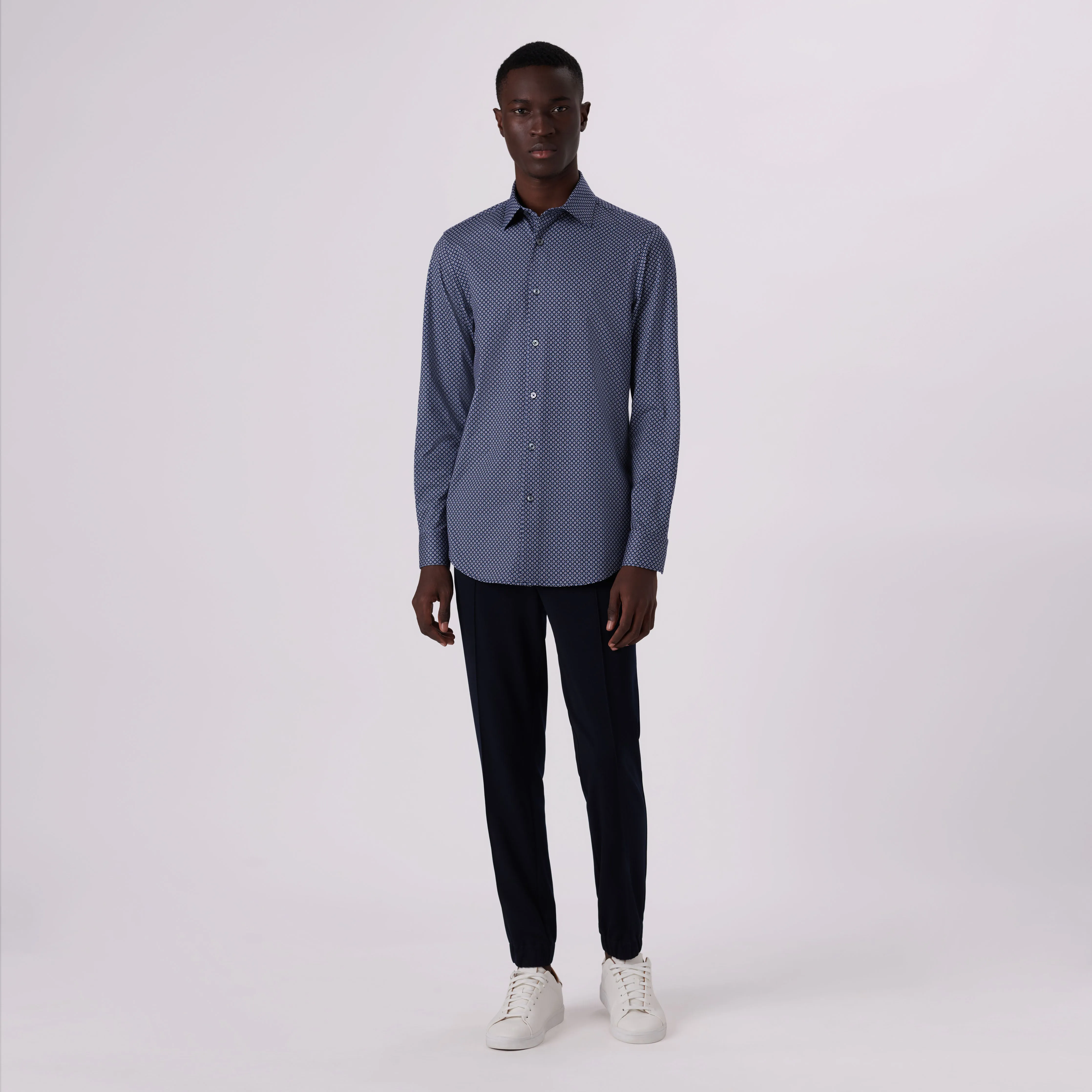 James Mandala Print OoohCotton Shirt sold by Bugatchi product image thumbnail 5