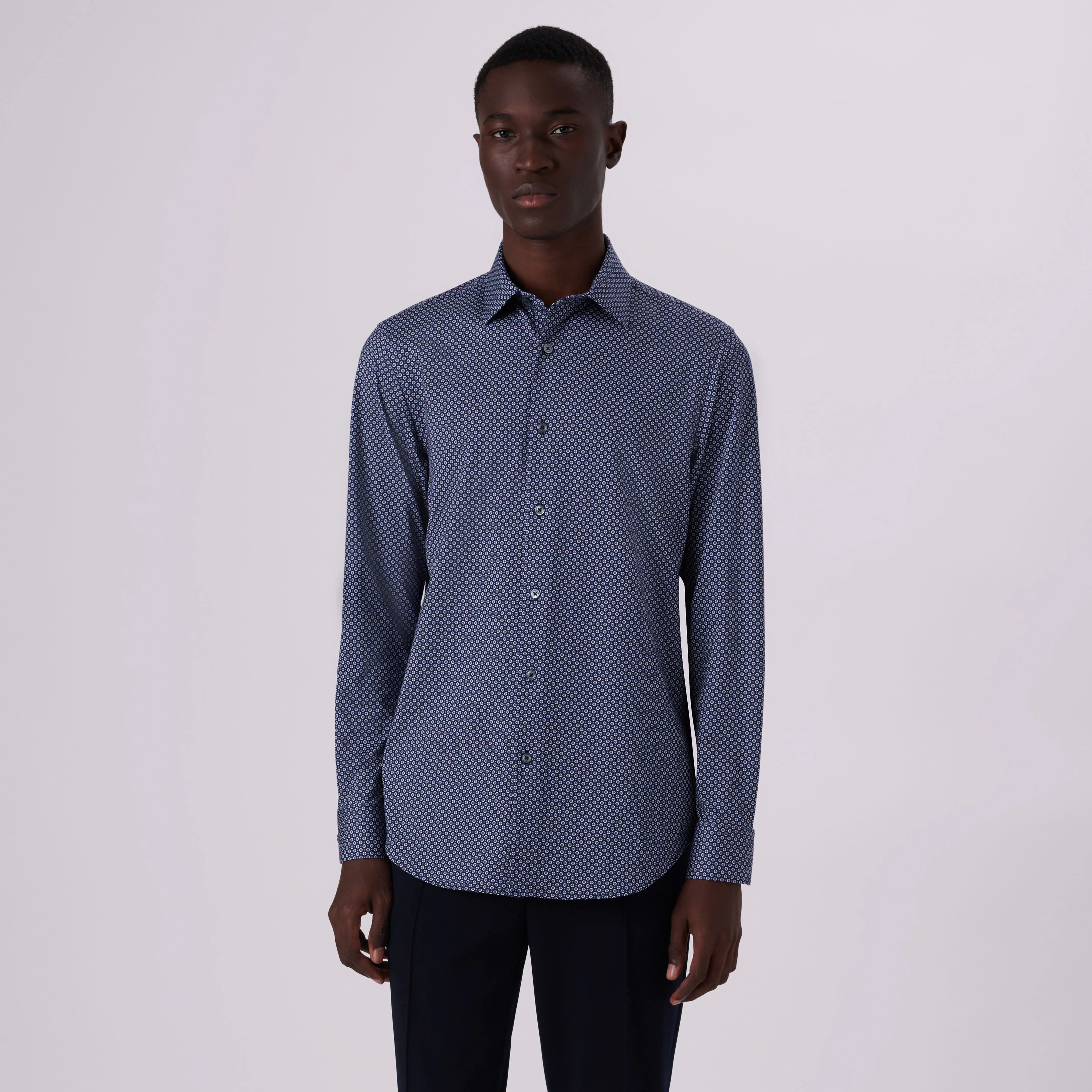 James Mandala Print OoohCotton Shirt sold by Bugatchi product image thumbnail 2