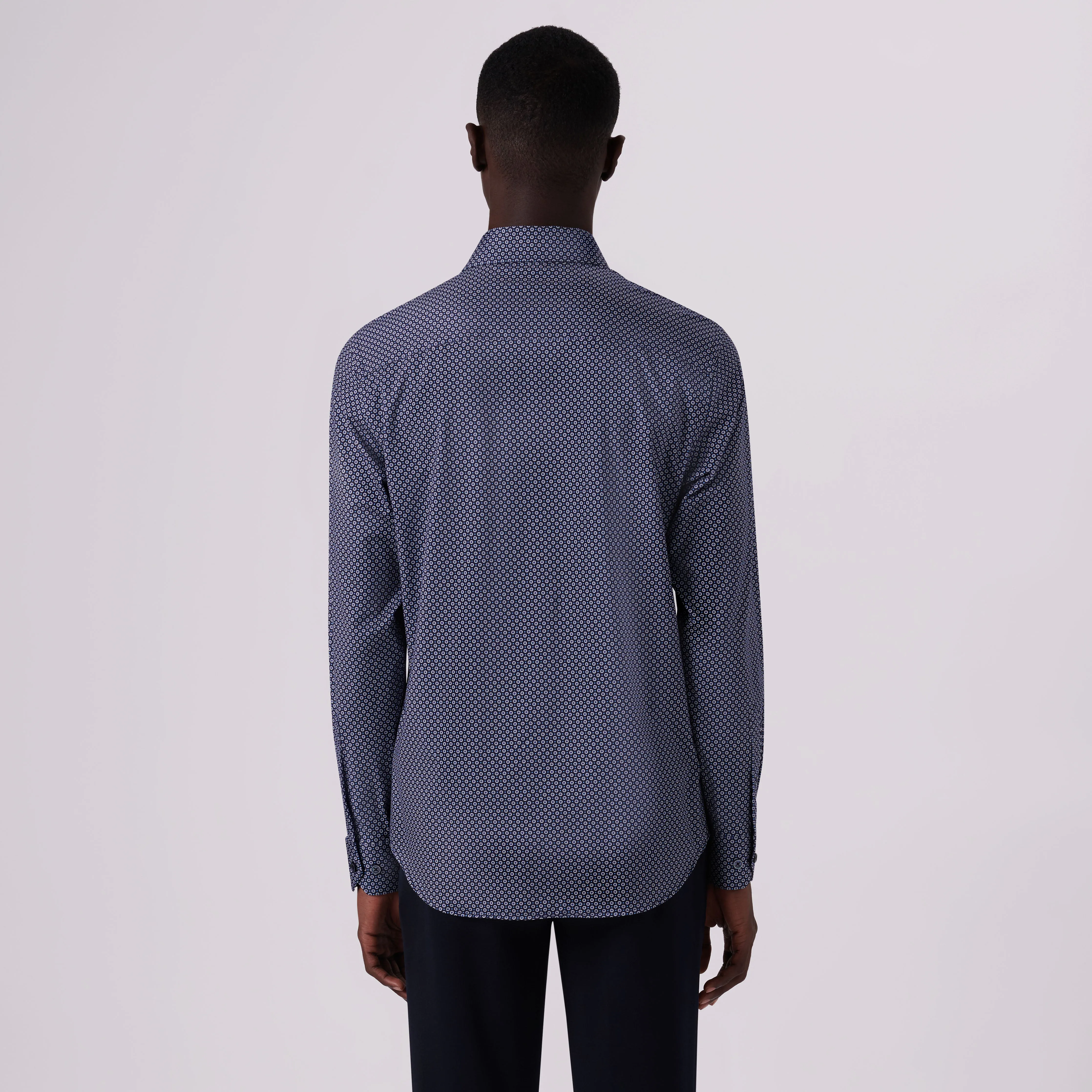 James Mandala Print OoohCotton Shirt sold by Bugatchi product image thumbnail 4