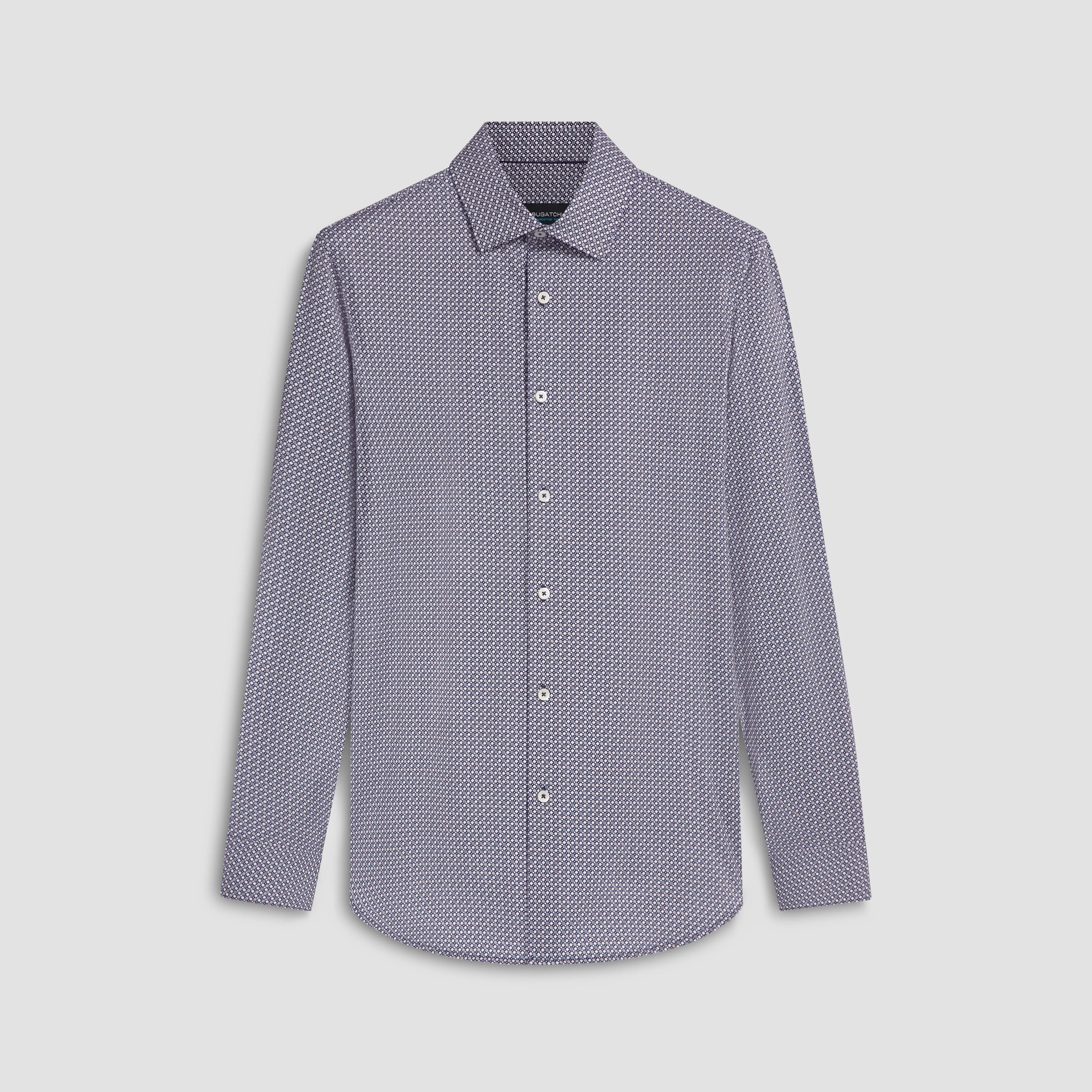 James Geometric Print OoohCotton Shirt sold by Bugatchi