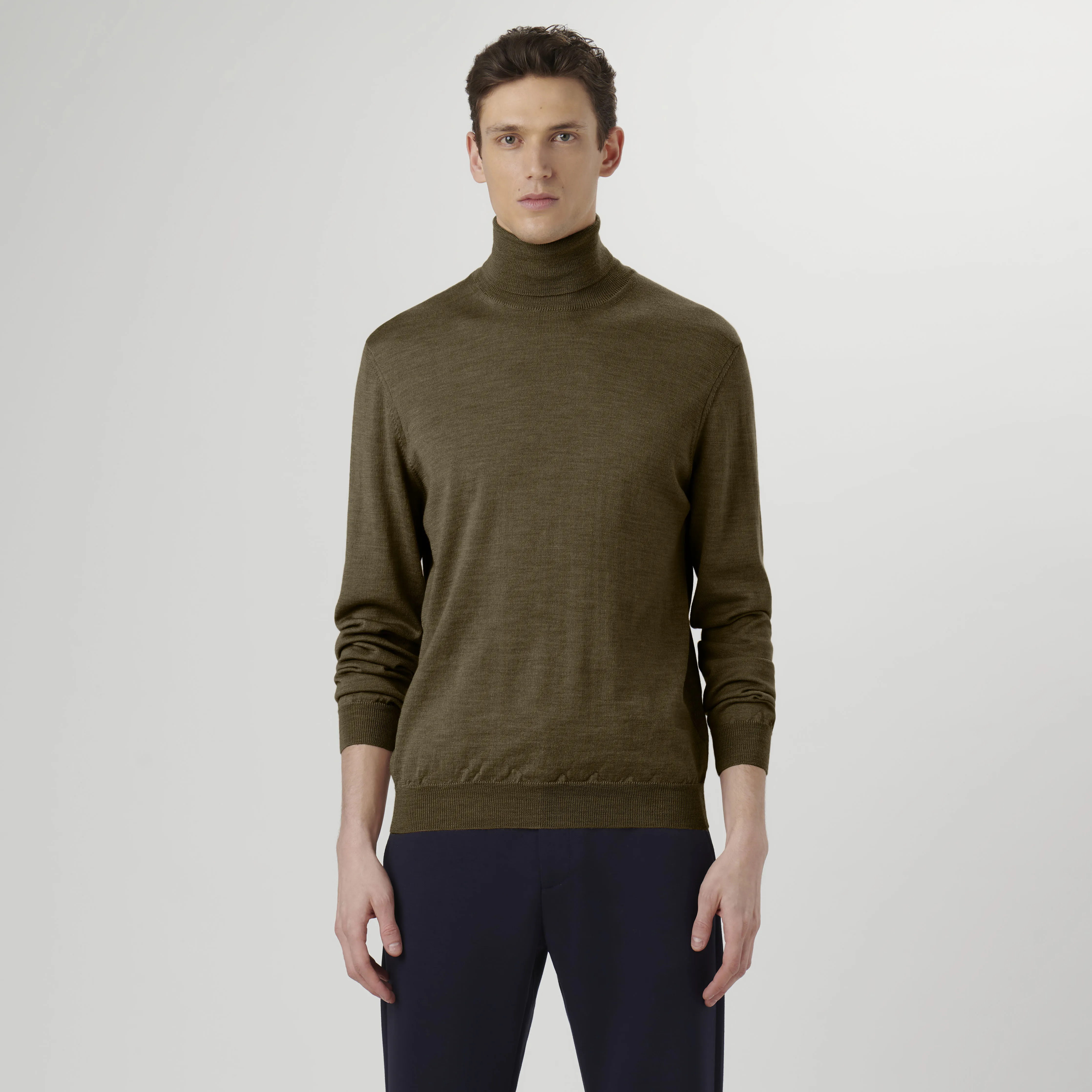 Super Merino Solid Turtleneck Sweater sold by Bugatchi product image thumbnail 2